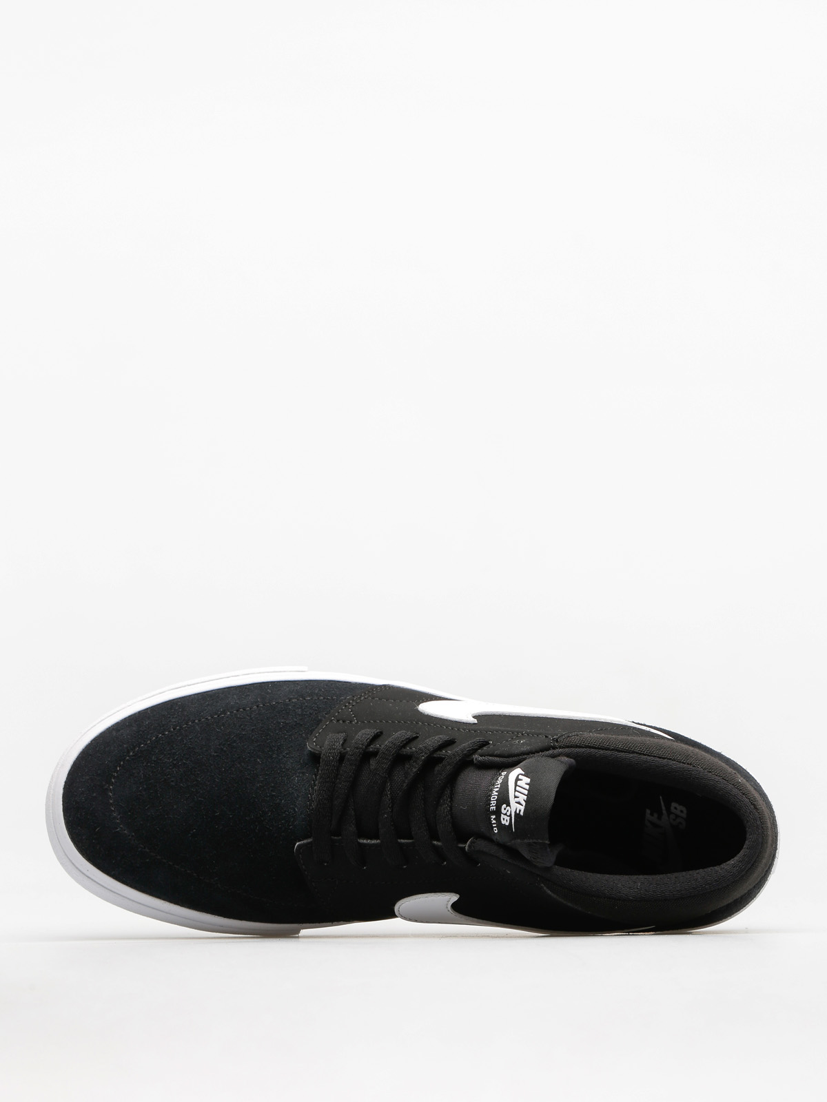 Nike SB Boty Solarsoft Portmore II Mid (black/white)