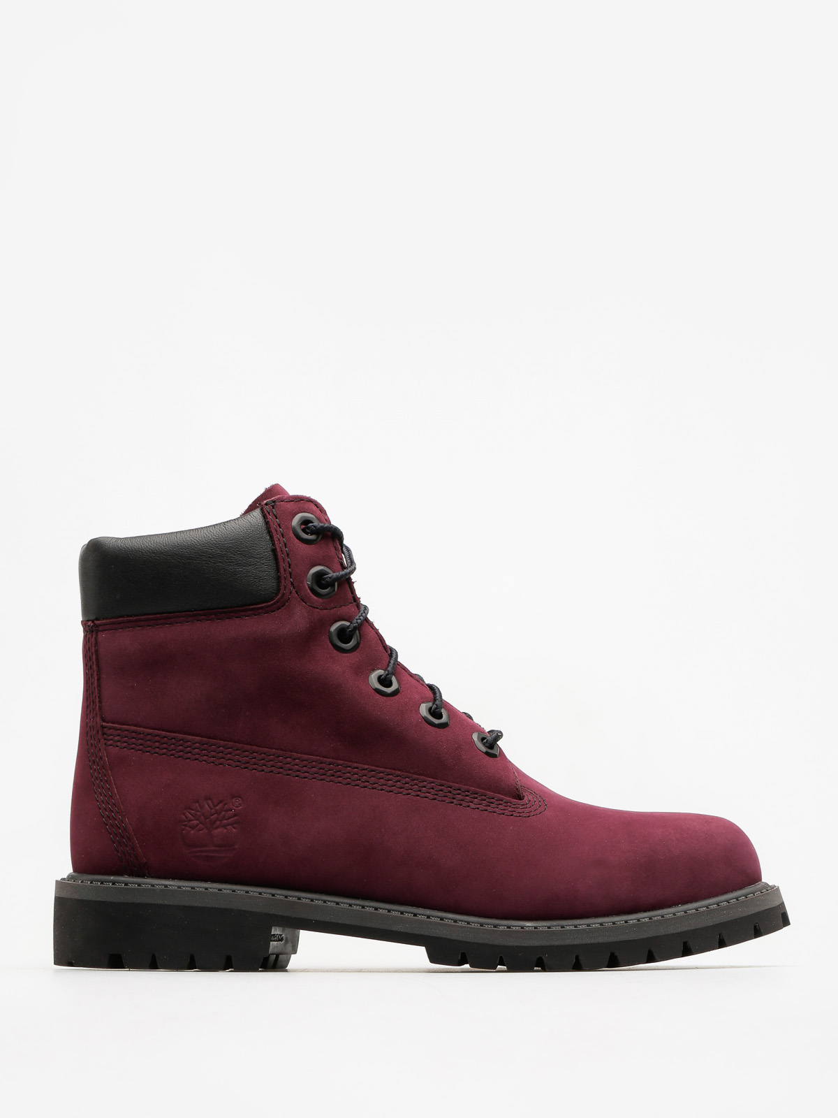 Timberland Dětské boty 6 In Premium Wp (dark red nubuck)