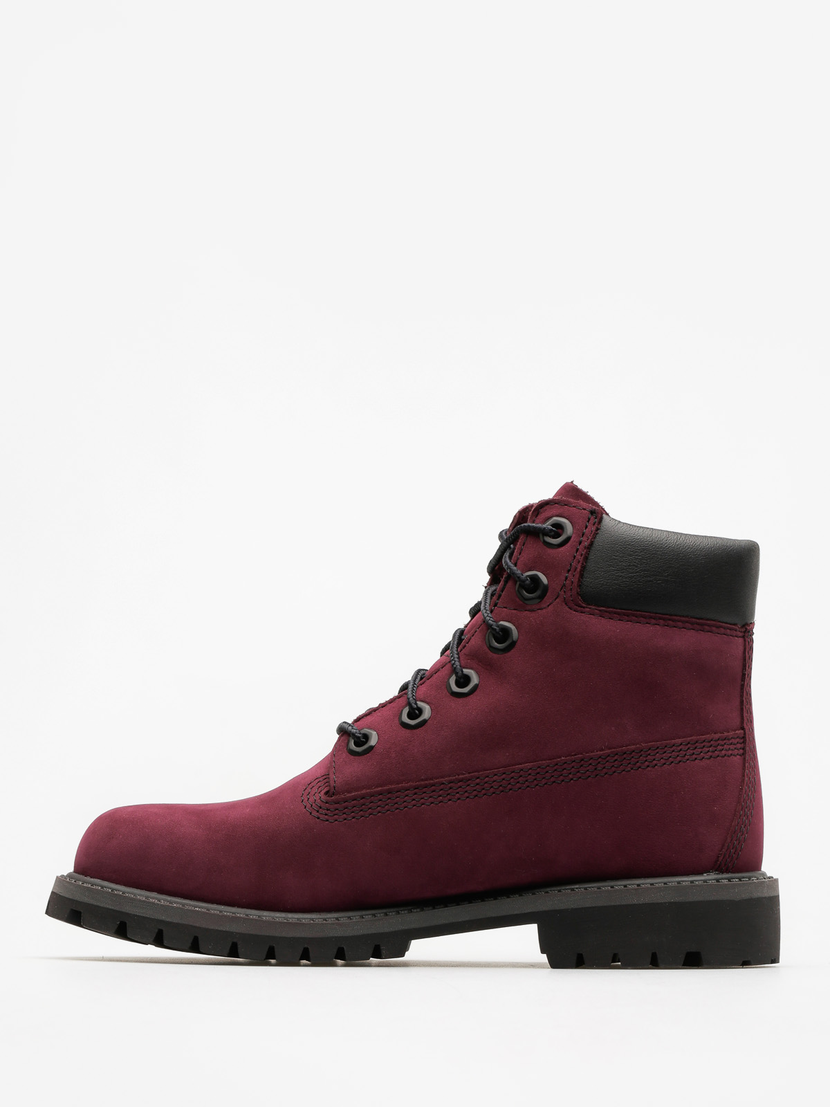 Timberland Dětské boty 6 In Premium Wp (dark red nubuck)