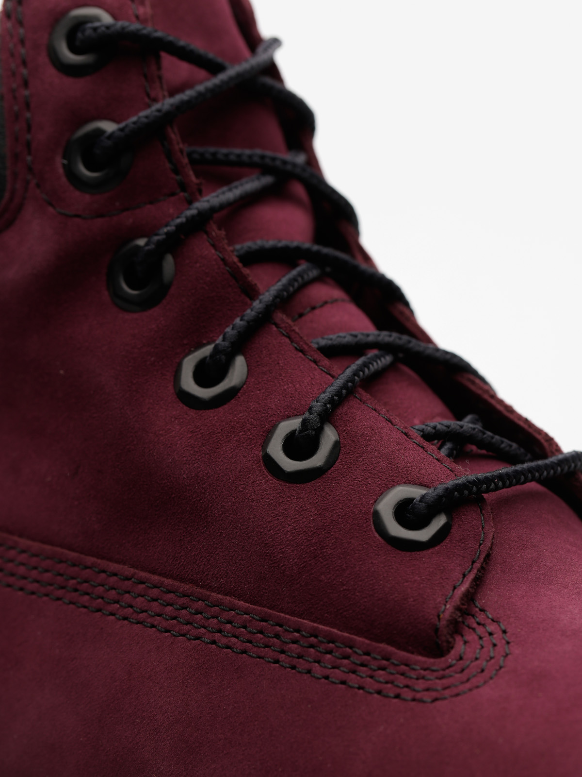 Timberland Dětské boty 6 In Premium Wp (dark red nubuck)