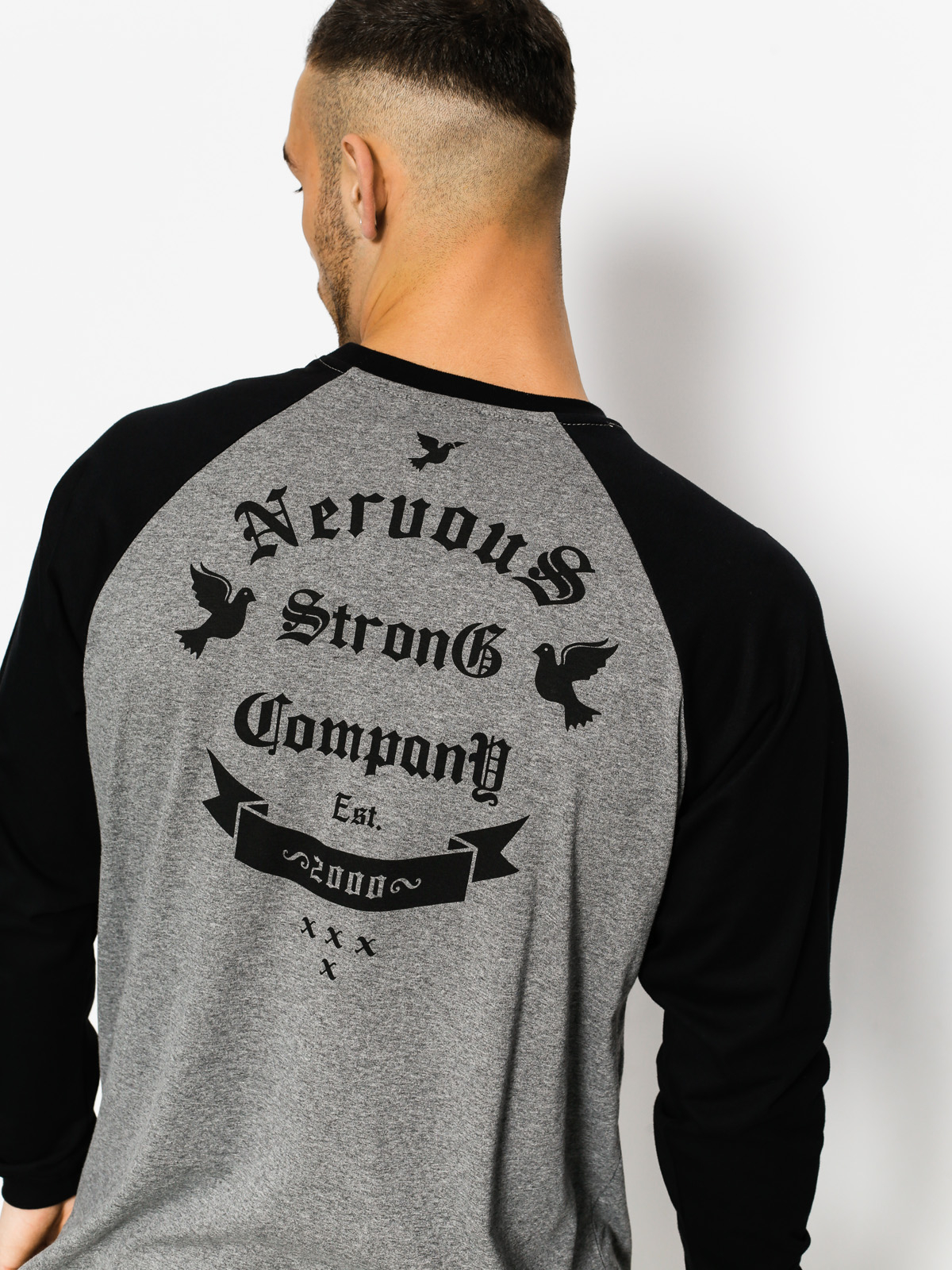 Nervous Longsleeve Arms (graphite/black)