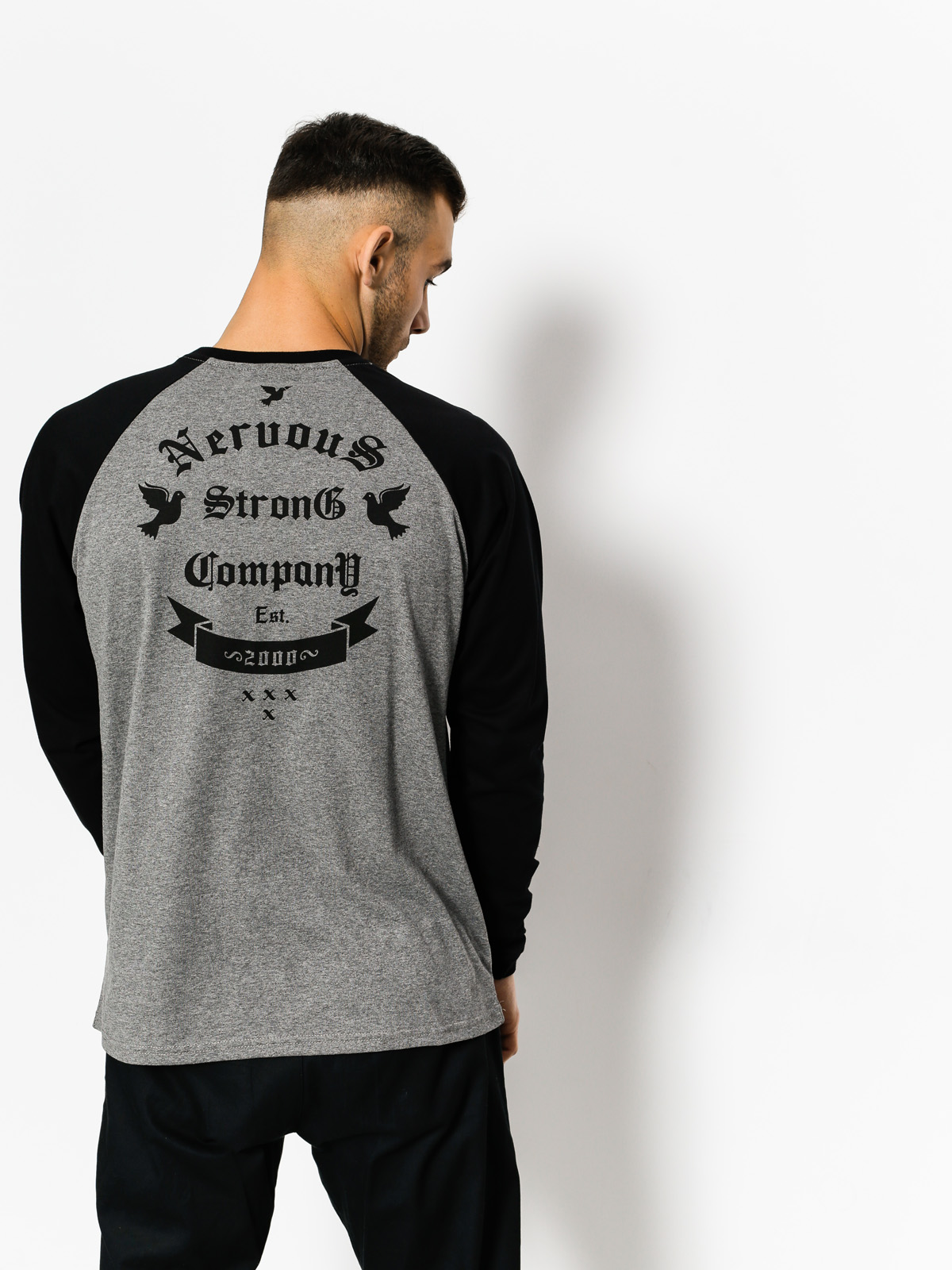 Nervous Longsleeve Arms (graphite/black)