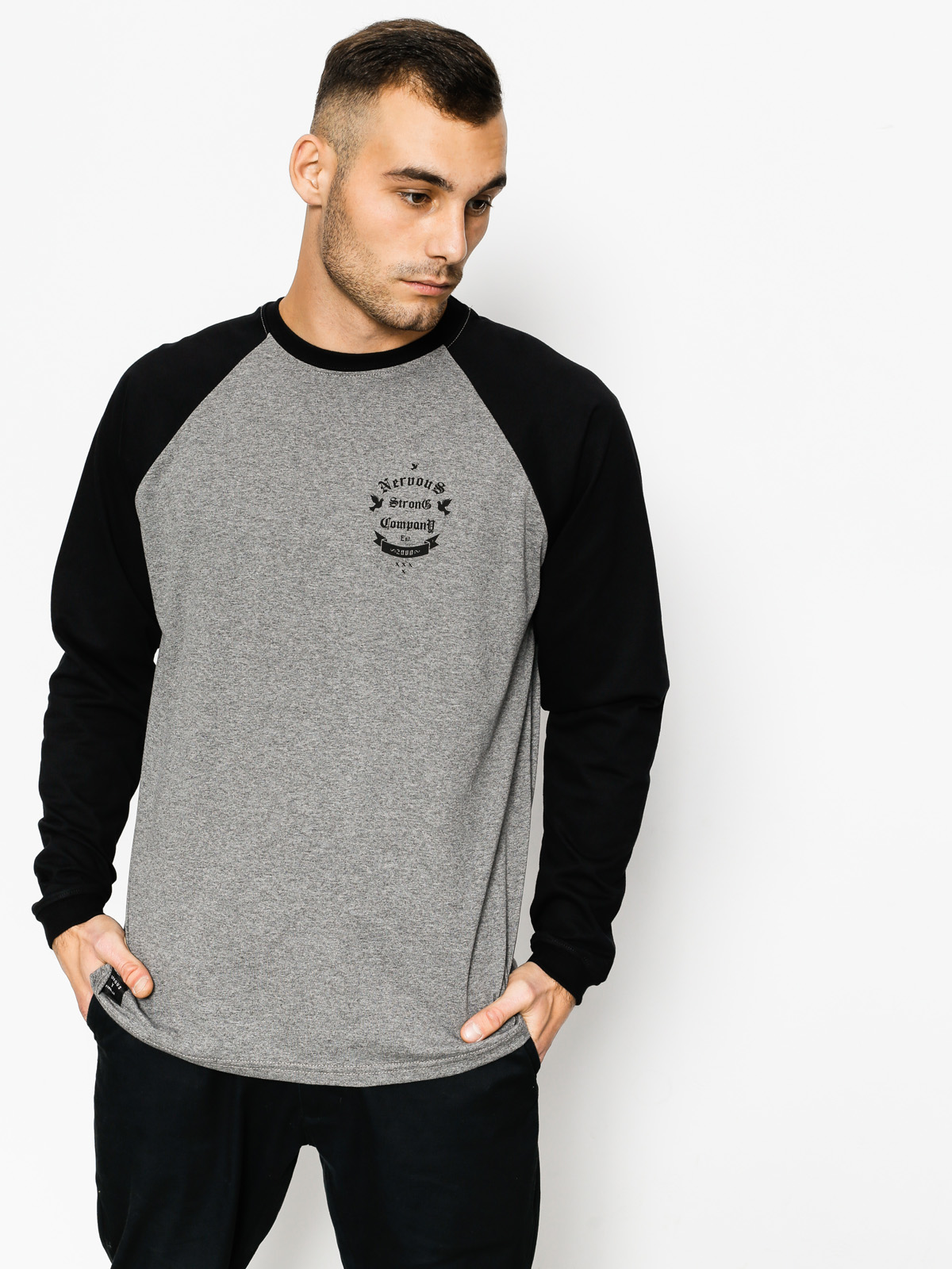 Nervous Longsleeve Arms (graphite/black)
