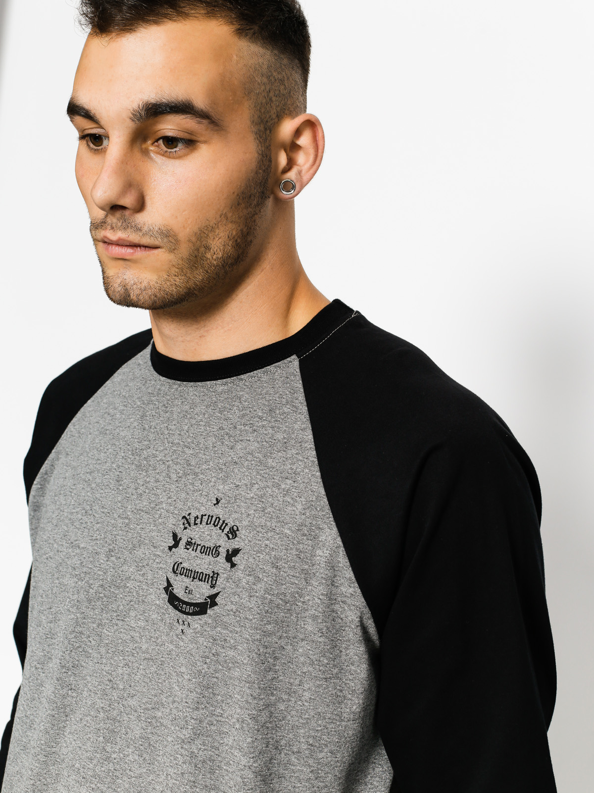 Nervous Longsleeve Arms (graphite/black)