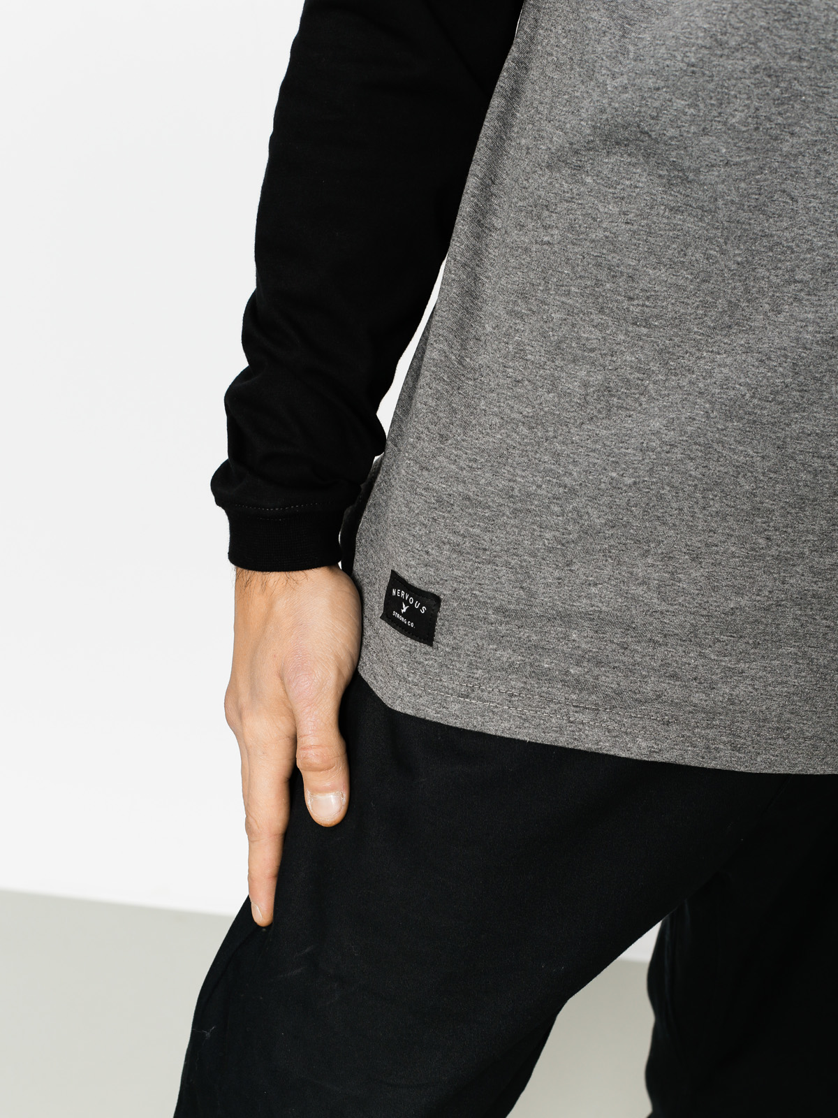 Nervous Longsleeve Arms (graphite/black)