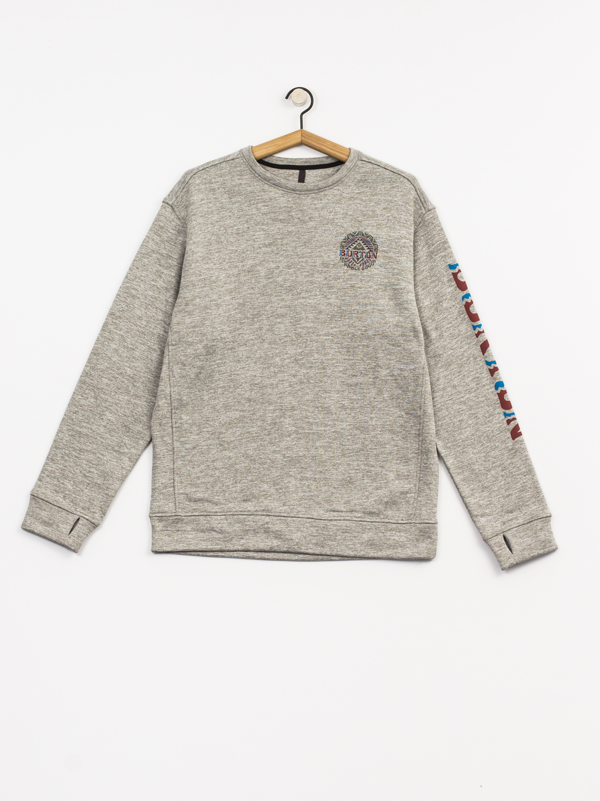 Pánská Burton Mikina Oak Crew (monument heather)