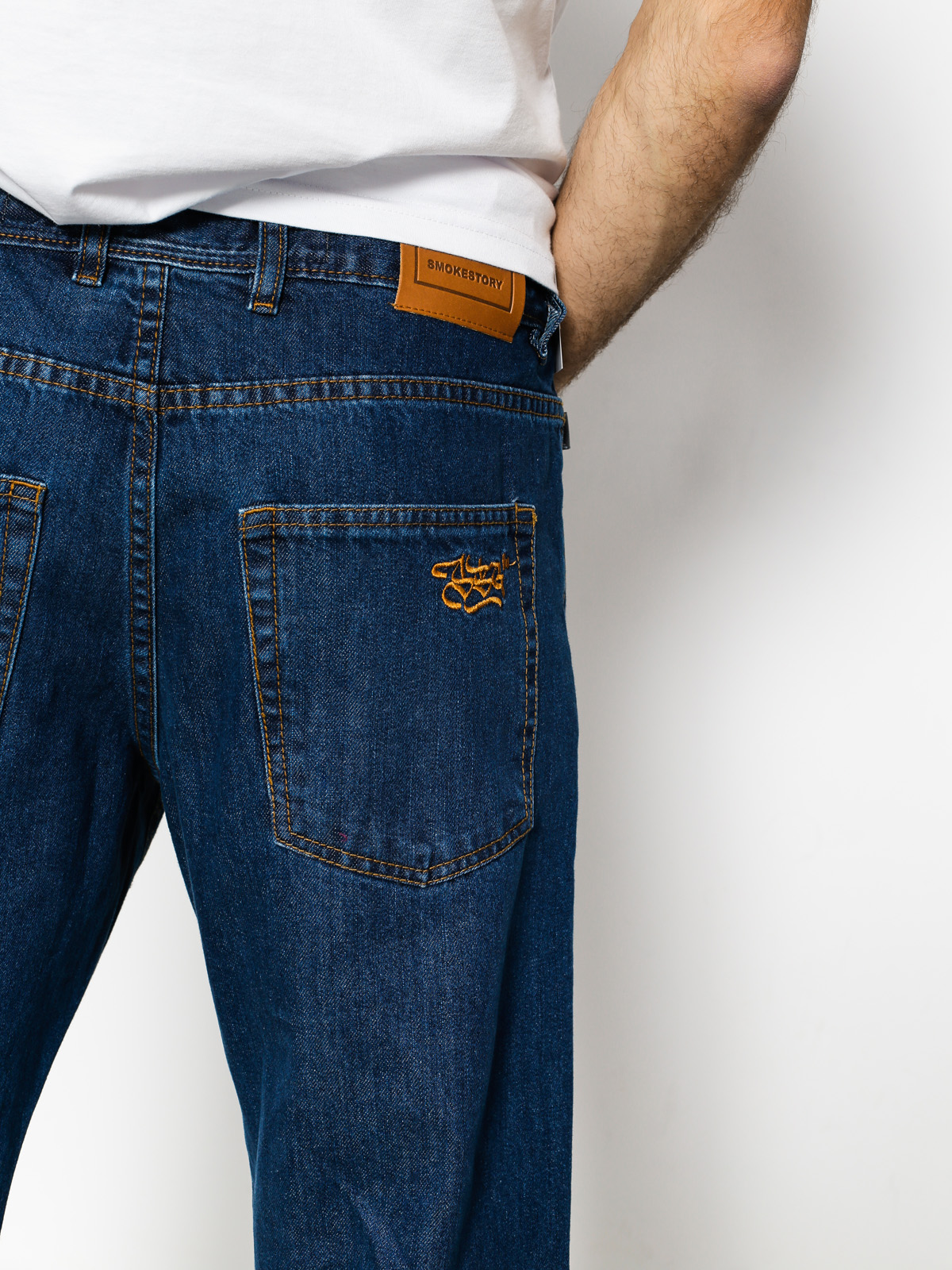 Kalhoty SSG Jeans Slim Ssg Tag (medium navy)