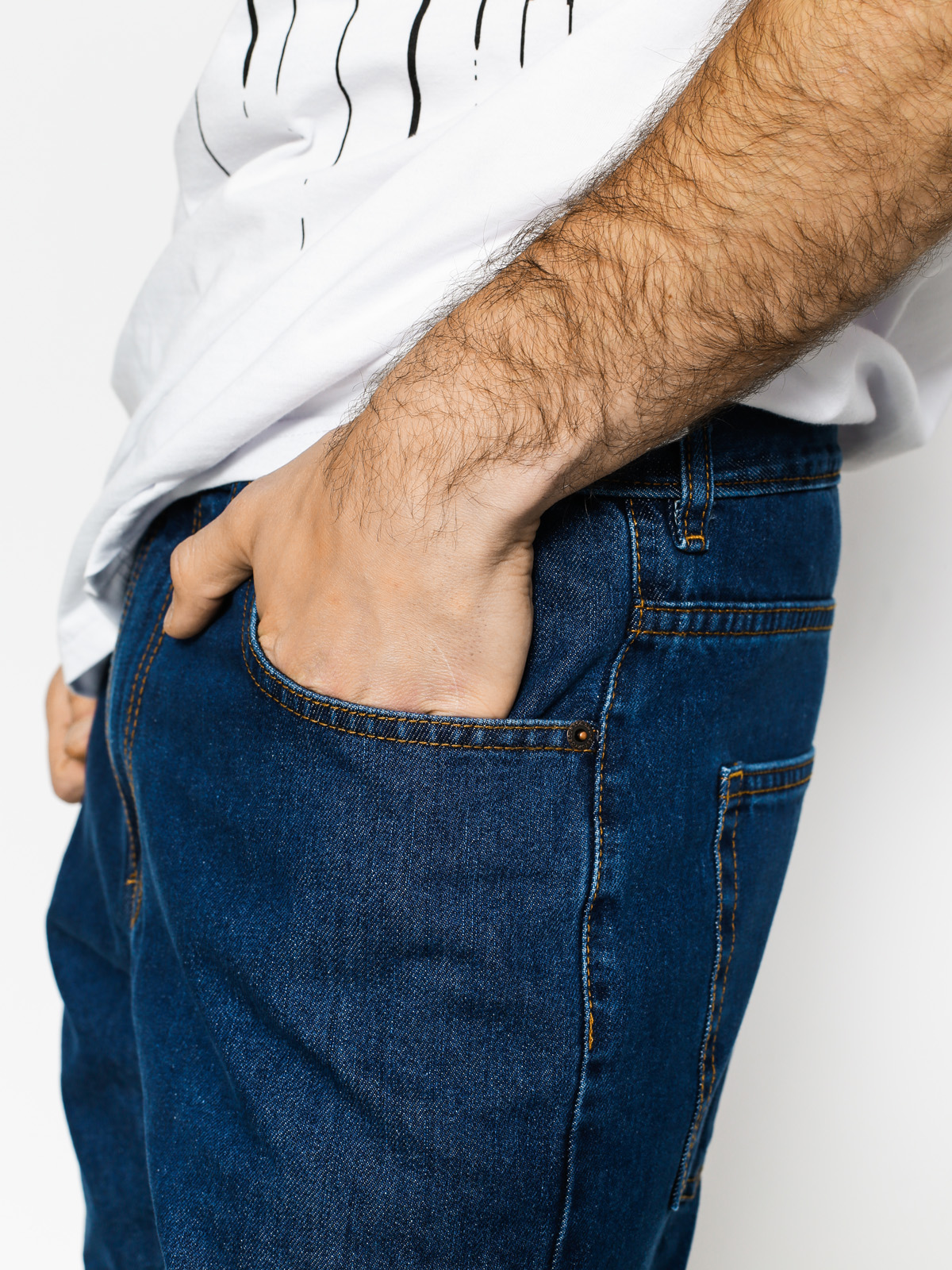 Kalhoty SSG Jeans Slim Ssg Tag (medium navy)