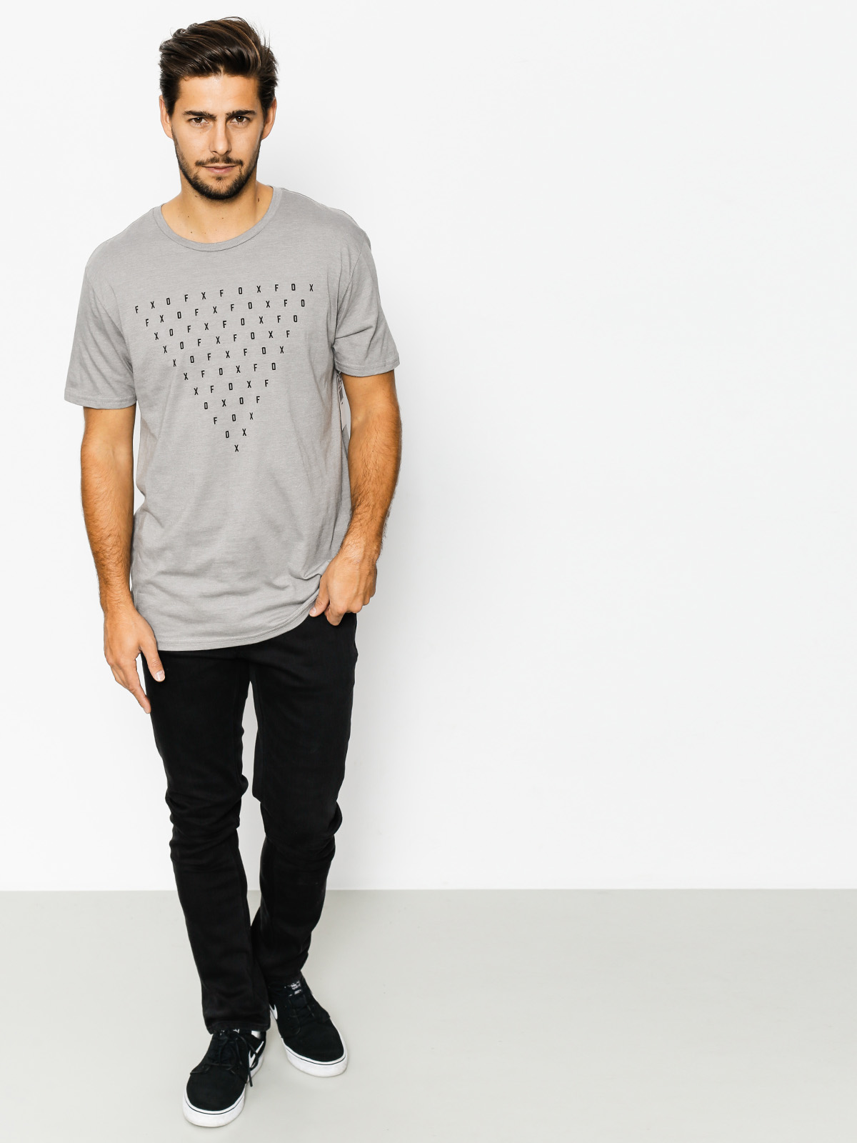 Tričko Fox Fantum Premium (htr drk gry)