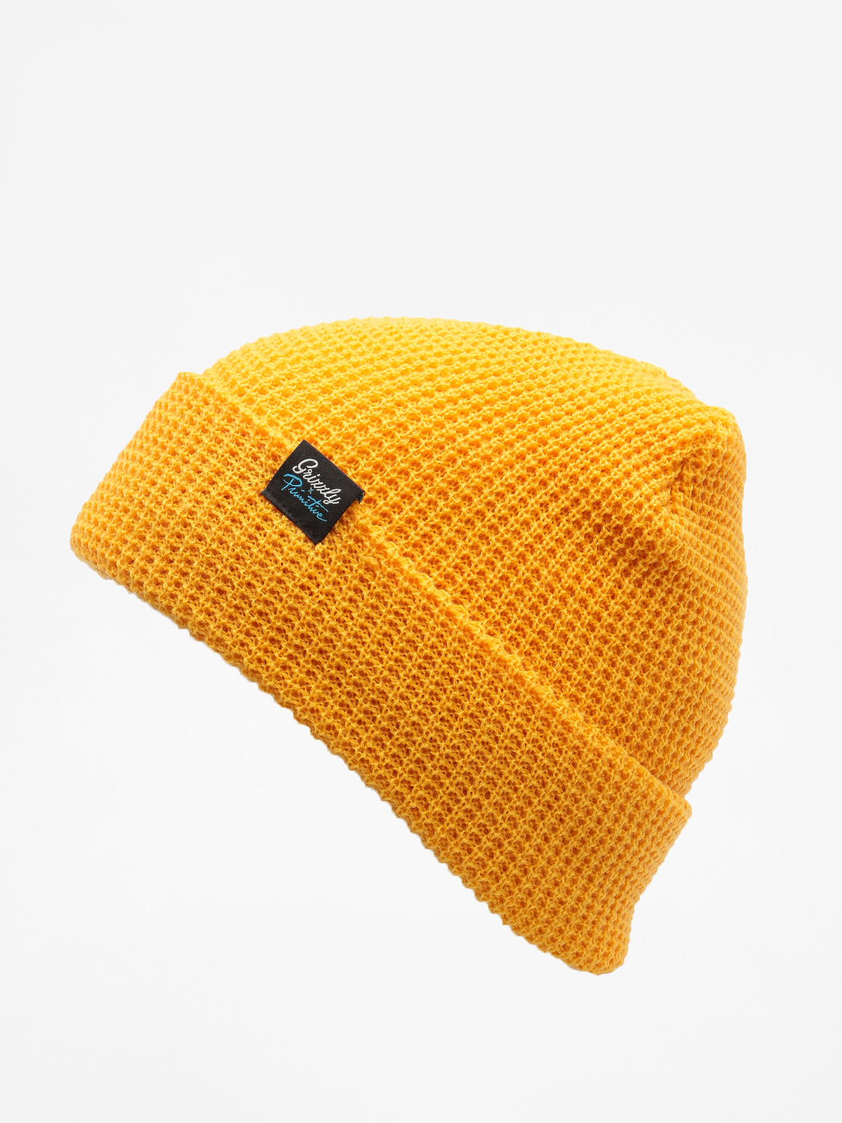Čepice Primitive Script Logo Waffle Beanie (gold)