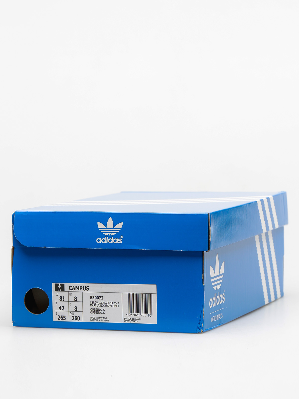 Boty adidas Campus (clear brown/core black/silver met.)