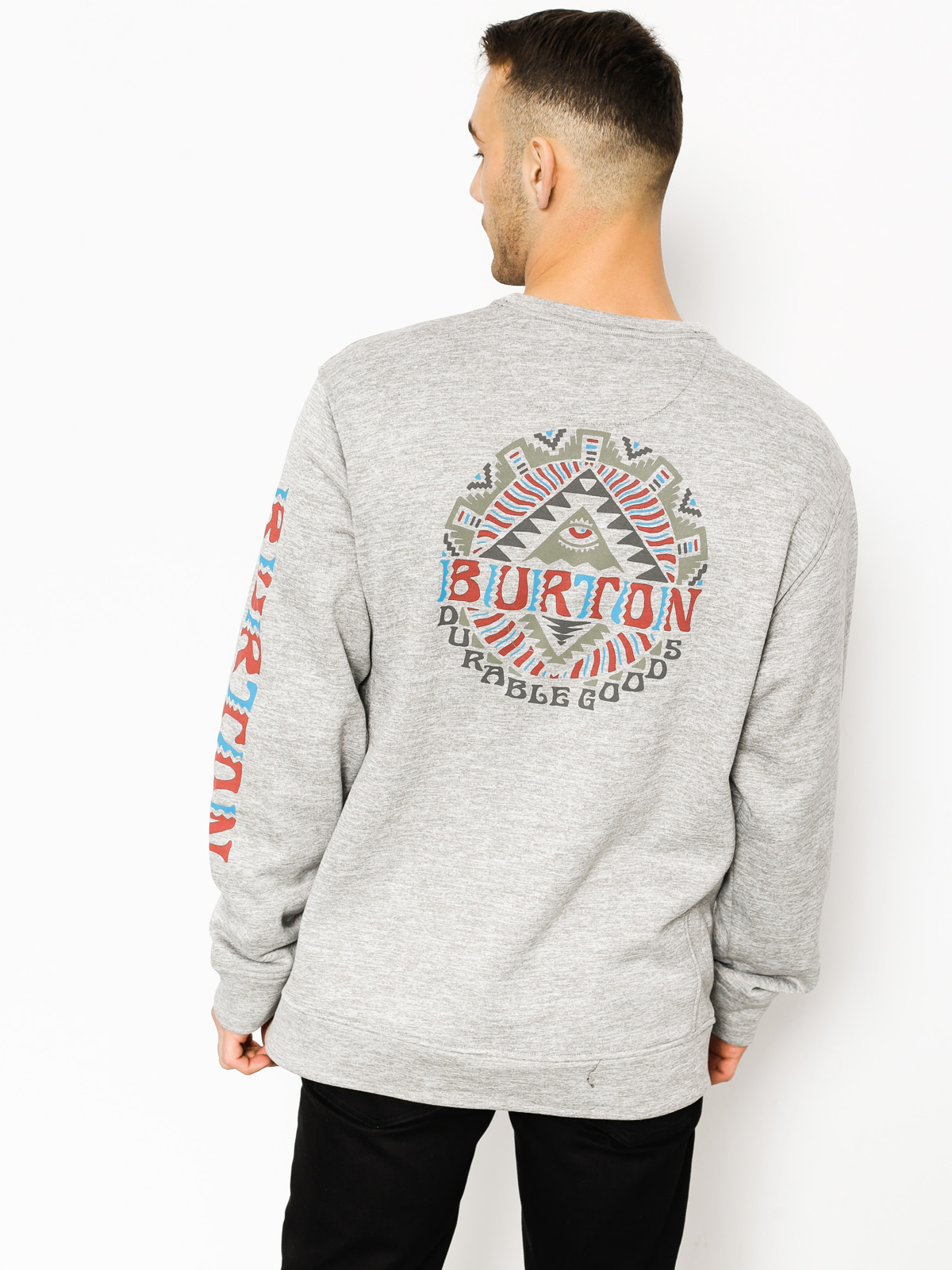 Pánská Burton Mikina Oak Crew (monument heather)