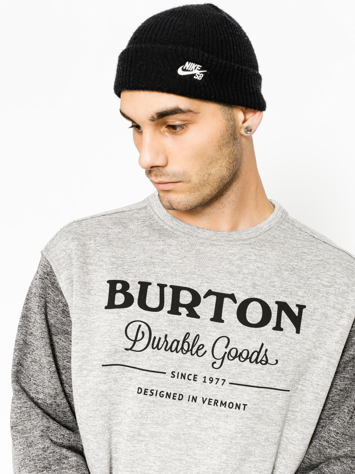 Pánská Burton Mikina Oak Crew (mnthtr/tblkhr)