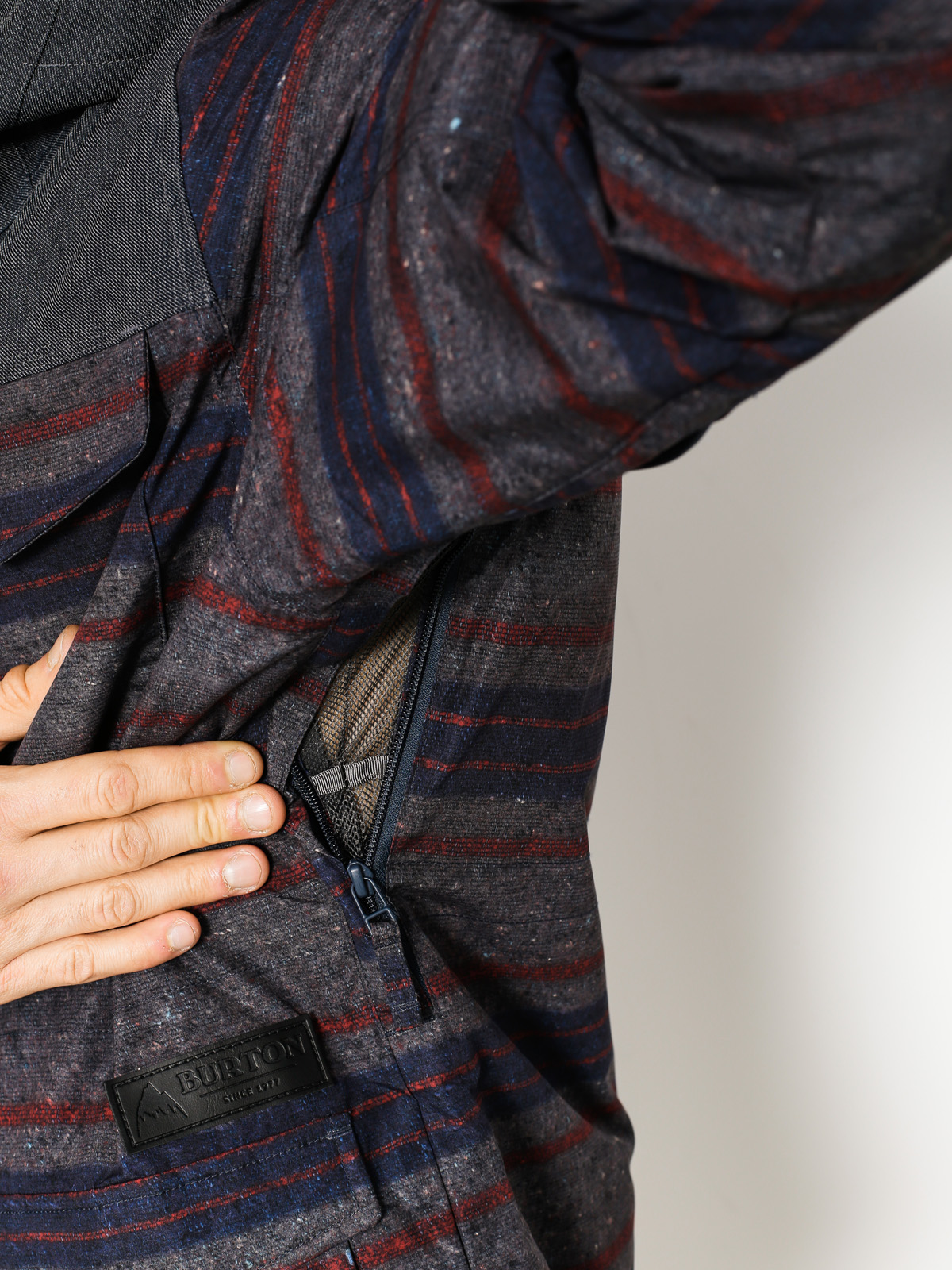 Pánská Snowboardová bunda Burton Covert (denim/motorc)