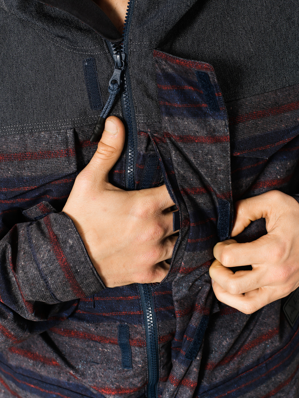 Pánská Snowboardová bunda Burton Covert (denim/motorc)