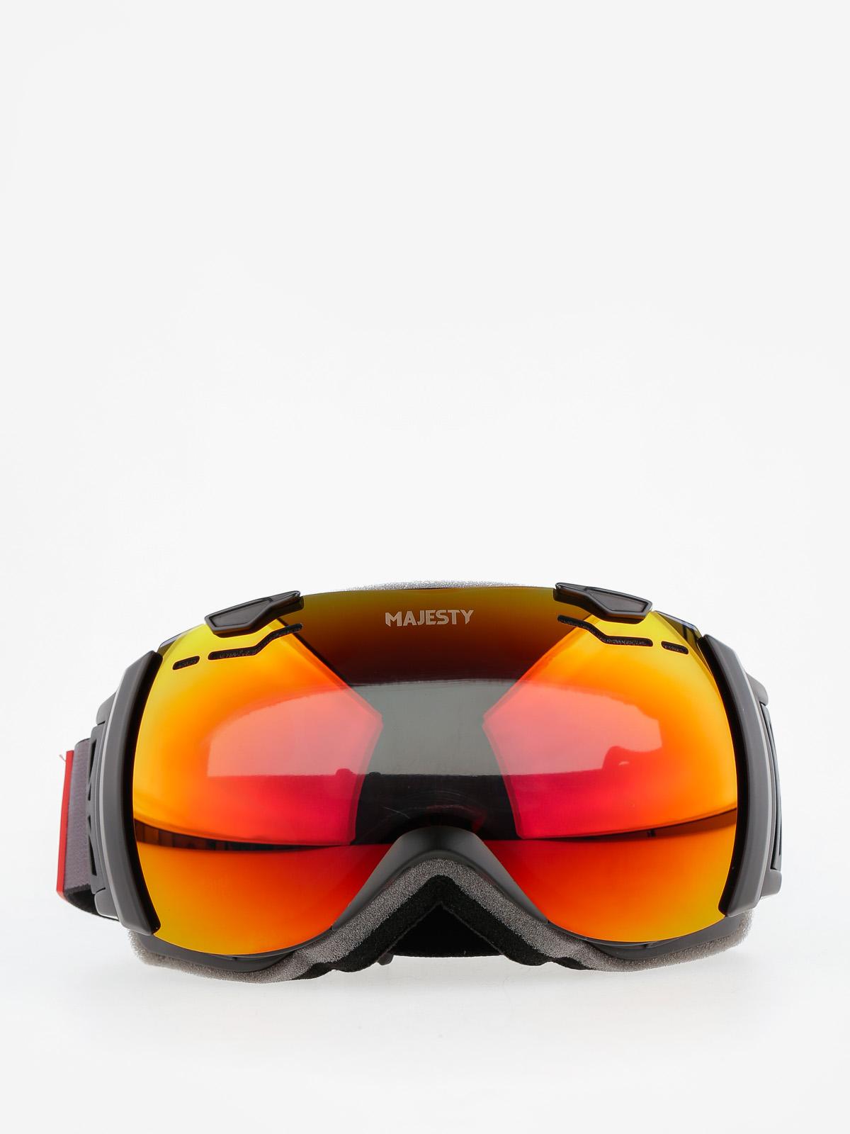 Brýle na snowboard Majesty Spectrum (matt black/red ruby mirror/clear citrine)