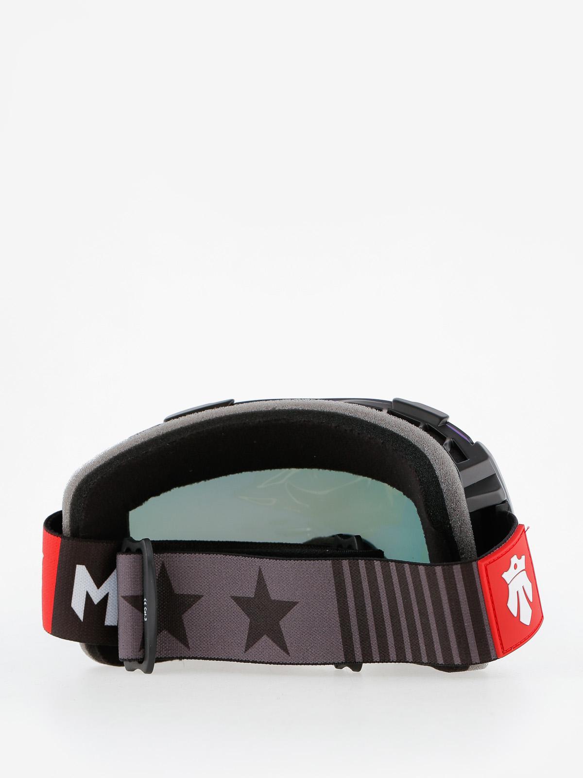 Brýle na snowboard Majesty Spectrum (matt black/red ruby mirror/clear citrine)