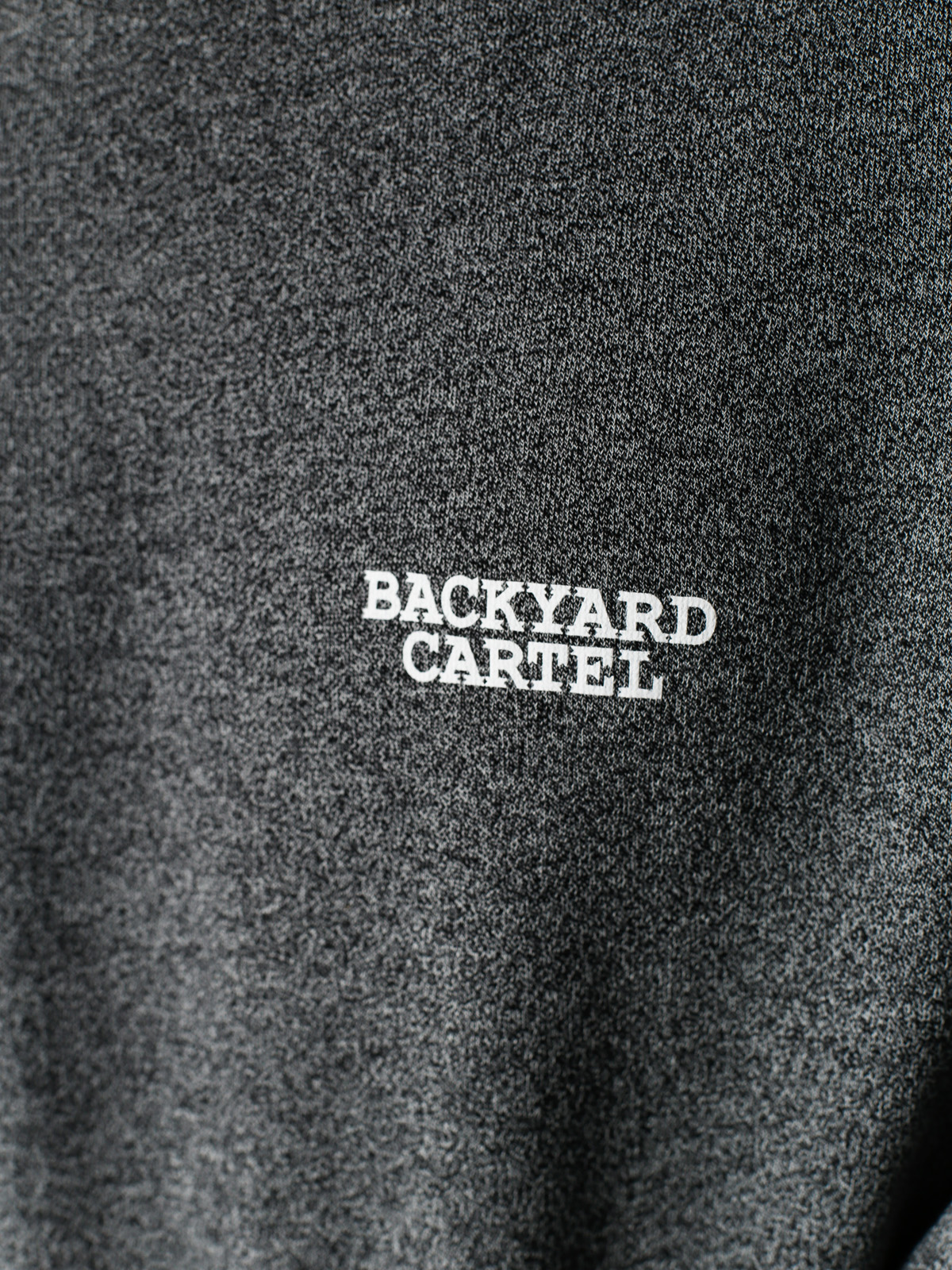 Mikina Backyard Cartel Back Label (dark heather grey)