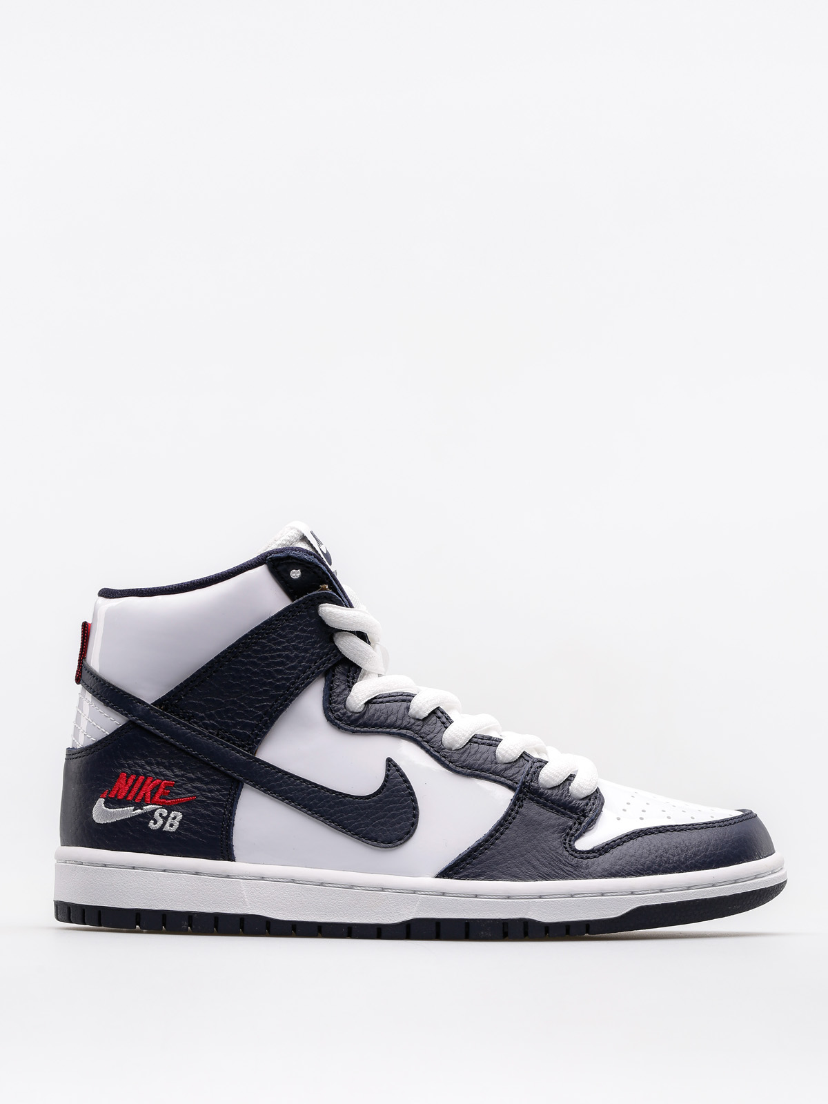 Boty Nike SB Sb Zoom Dunk High Pro (obsidian/obsidian white university red)
