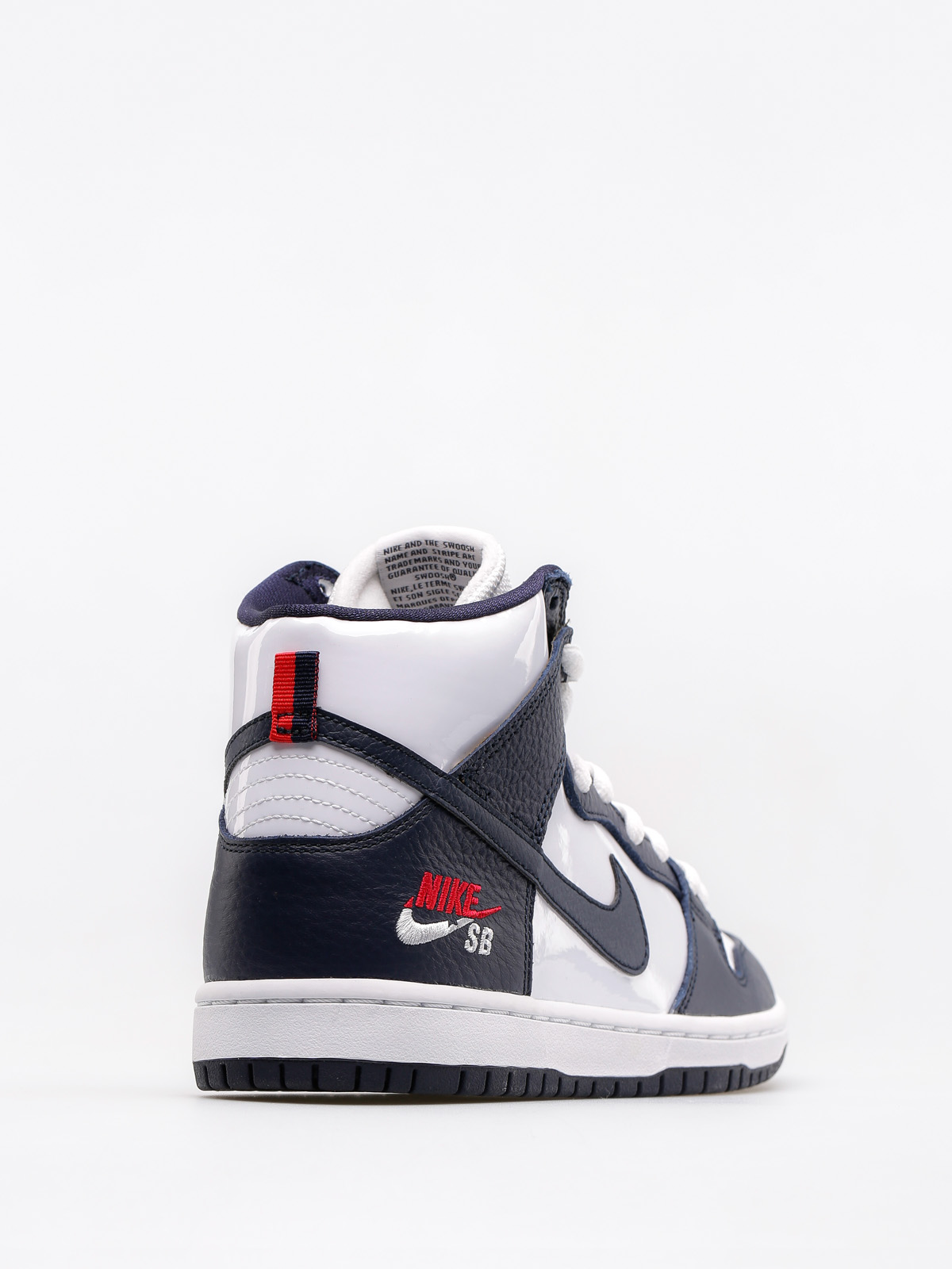 Boty Nike SB Sb Zoom Dunk High Pro (obsidian/obsidian white university red)