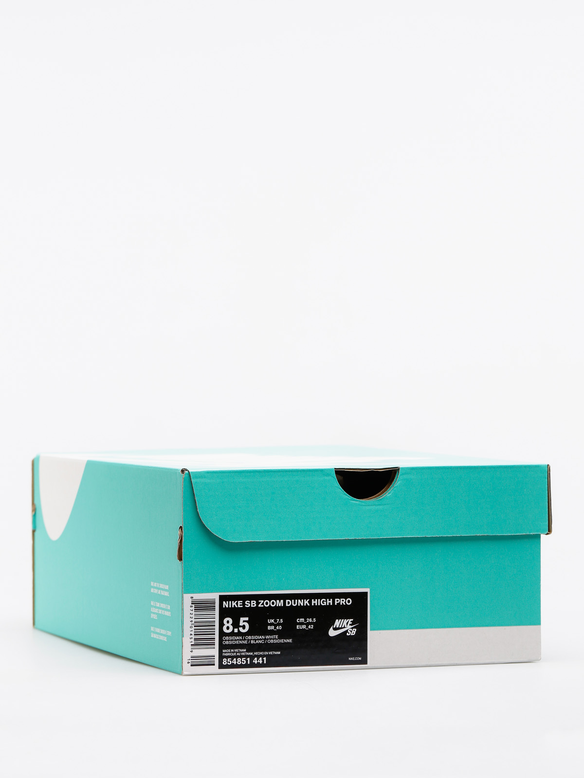 Boty Nike SB Sb Zoom Dunk High Pro (obsidian/obsidian white university red)