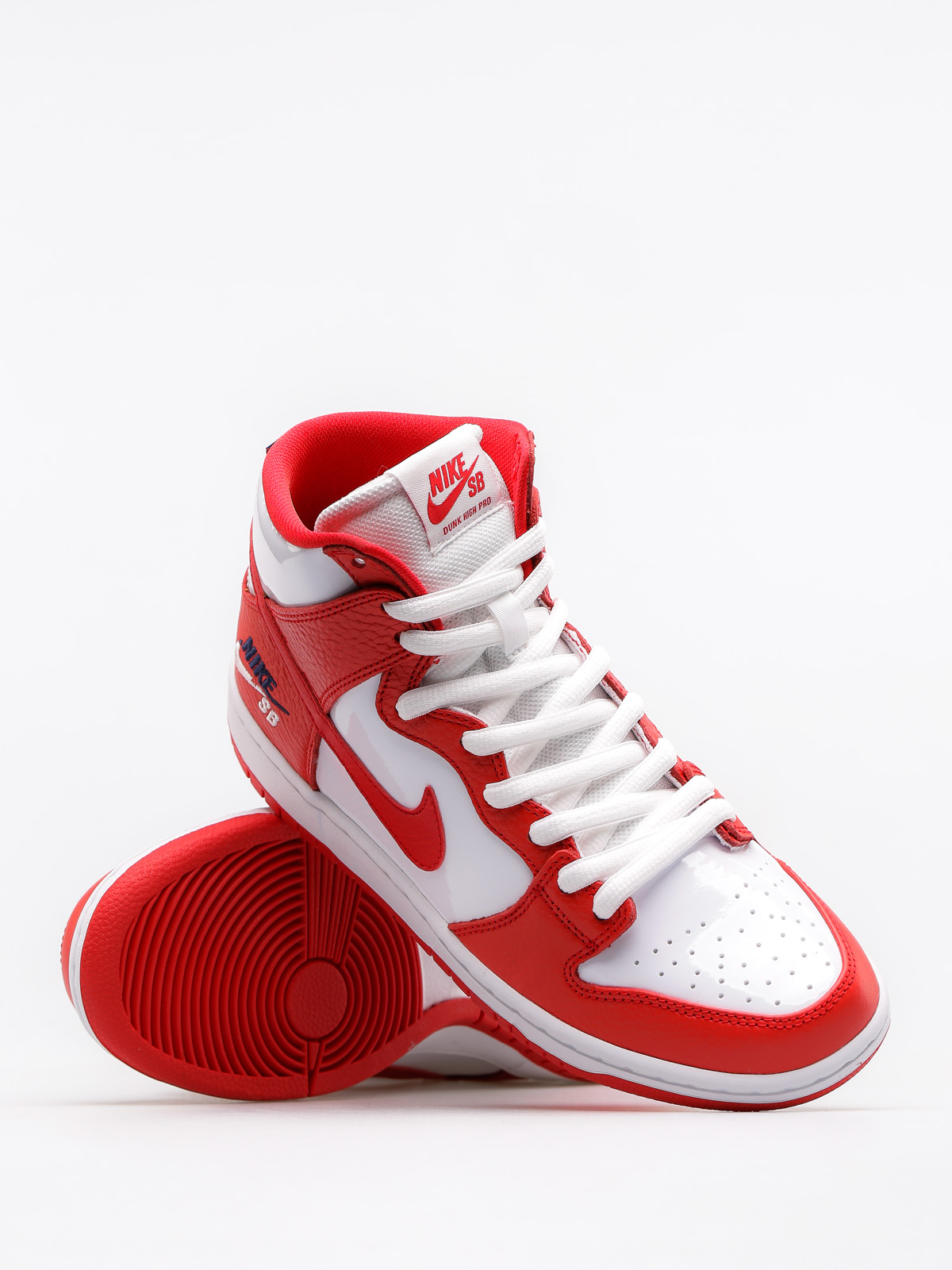 Boty Nike SB Sb Zoom Dunk High Pro (university red/university red white)