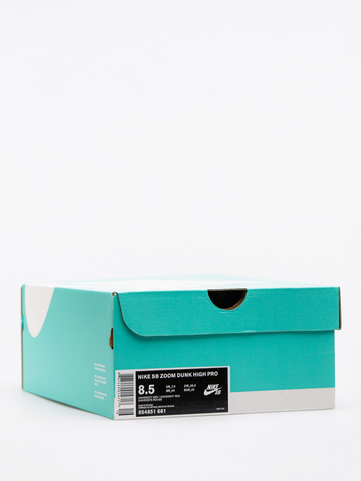 Boty Nike SB Sb Zoom Dunk High Pro (university red/university red white)