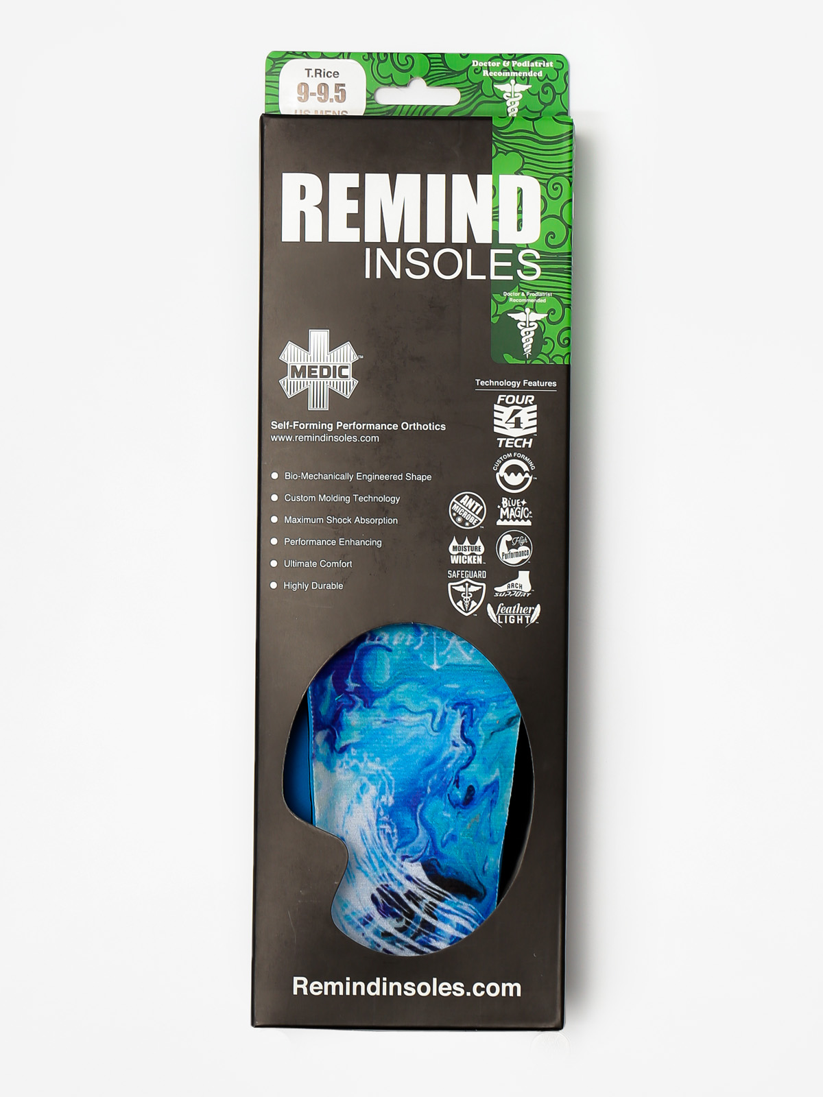 Remind Insoles Pozostałe Wkładki Medic (t rice)