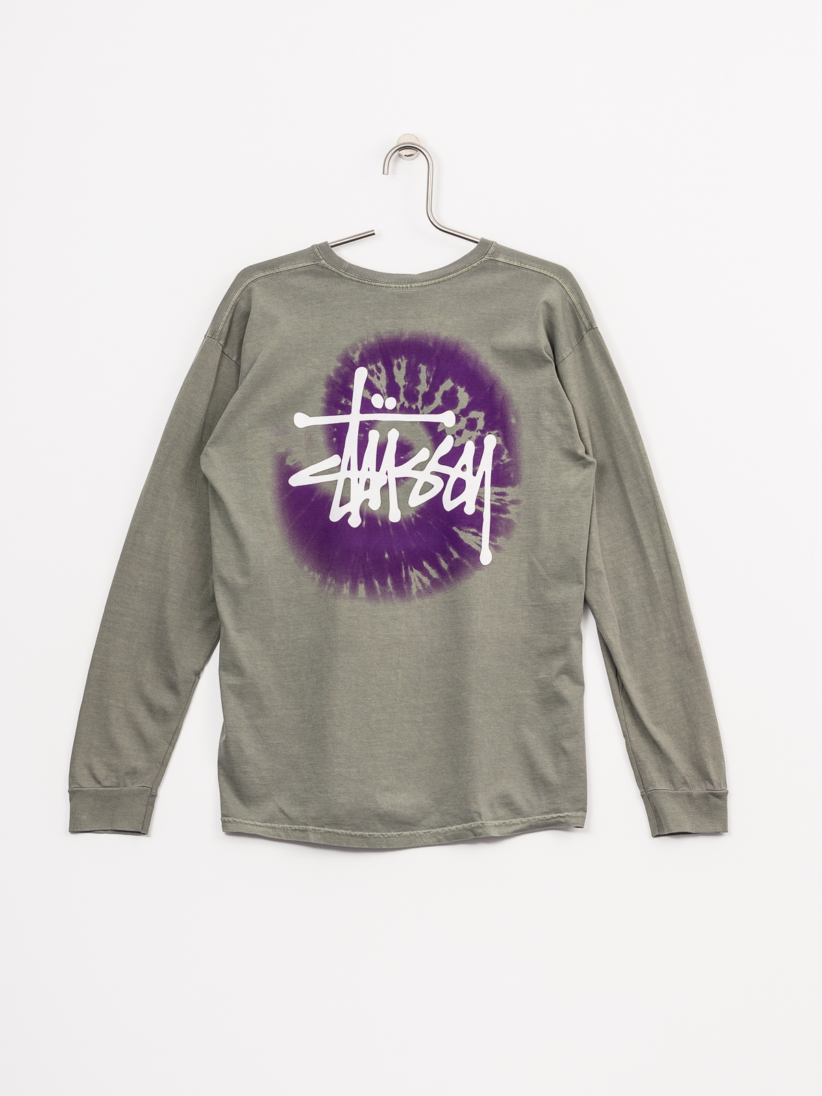 Stussy Triko Basic Swirl Pig Dyed (grey)