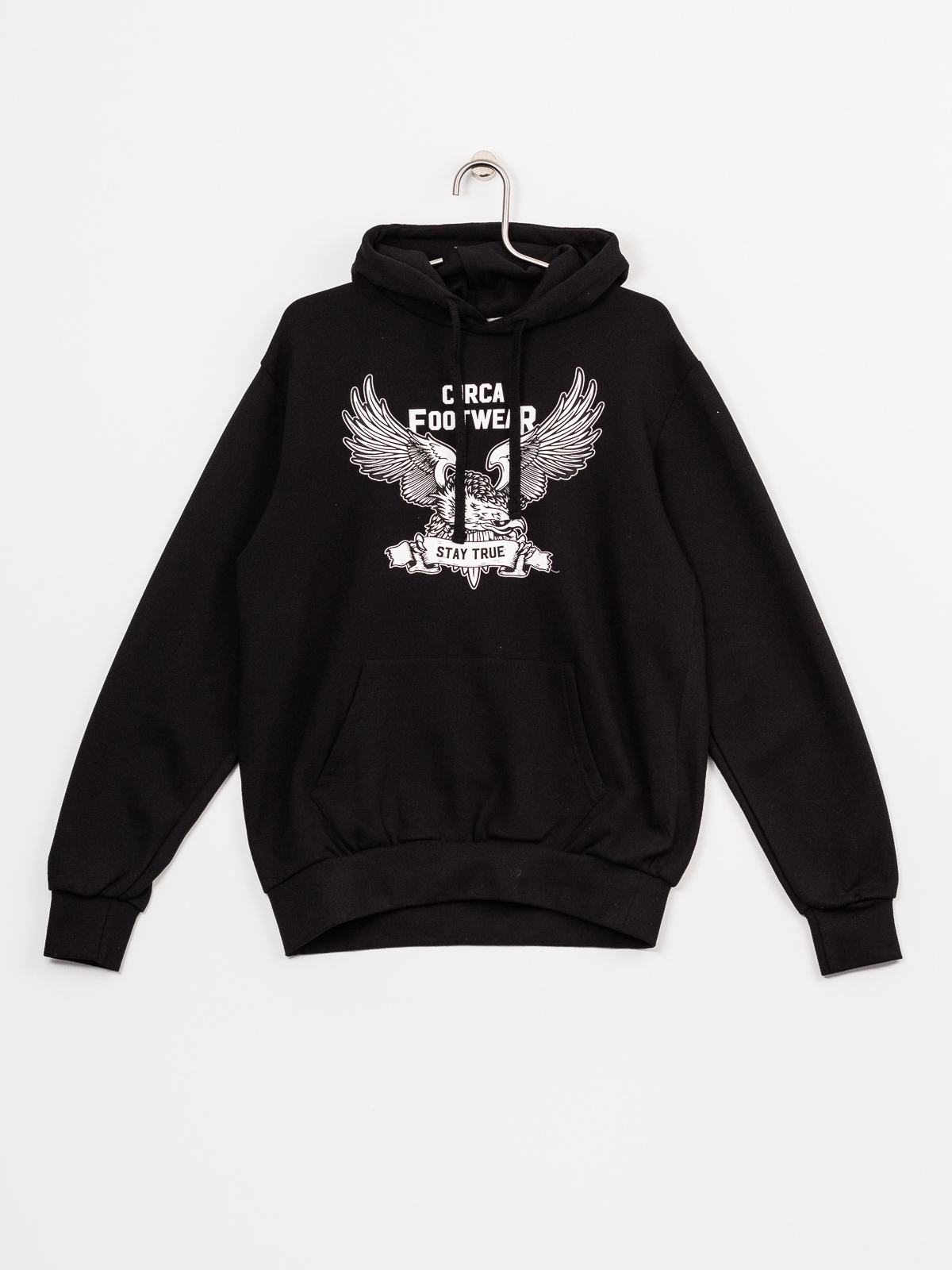 Mikina s kapucí Circa Stay True HD (black)