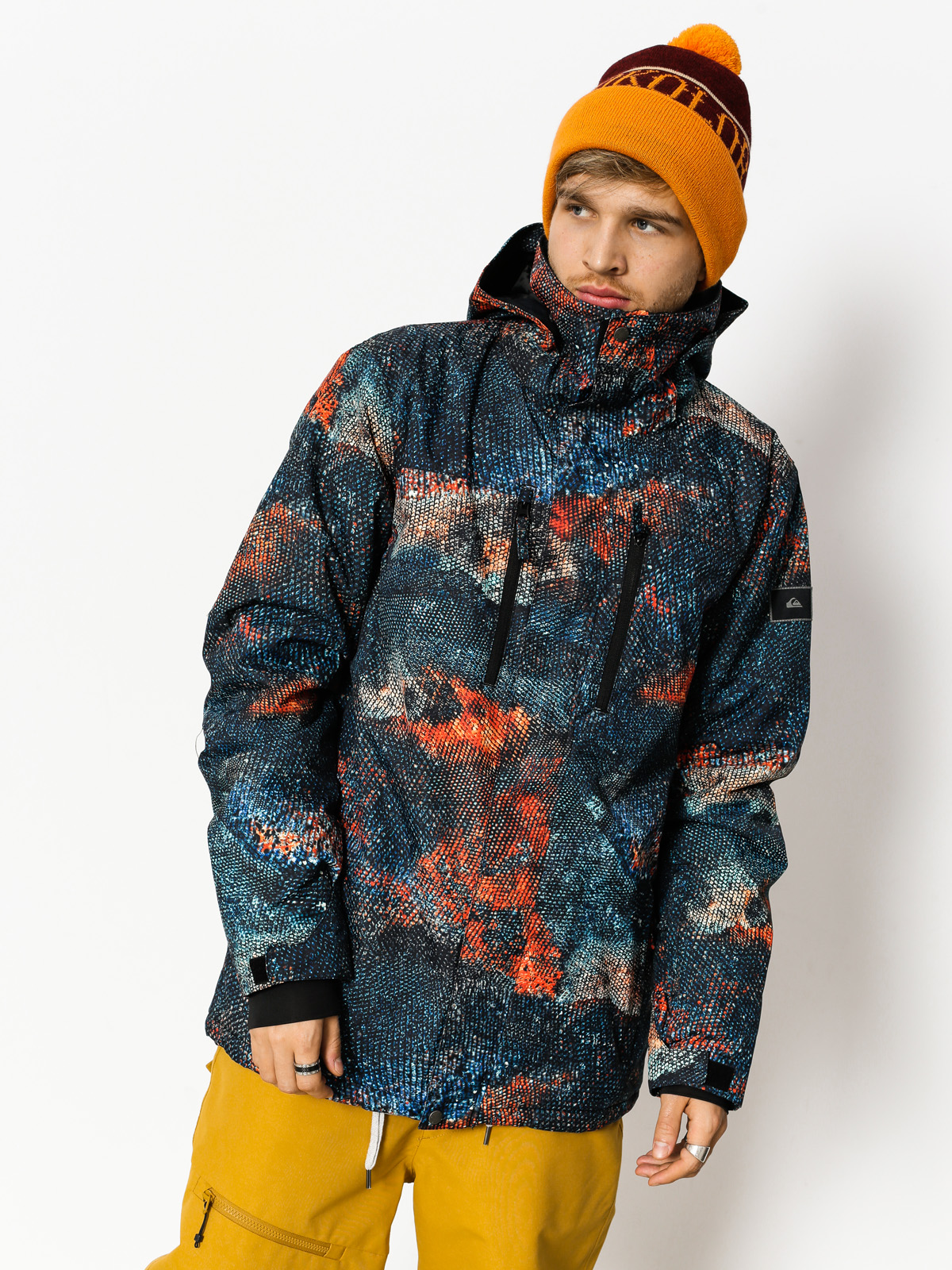 Pánská Snowboardová bunda Quiksilver Travis Rice Mission Pr (marine iguana real)