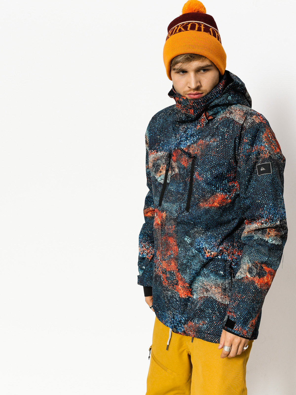 Pánská Snowboardová bunda Quiksilver Travis Rice Mission Pr (marine iguana real)