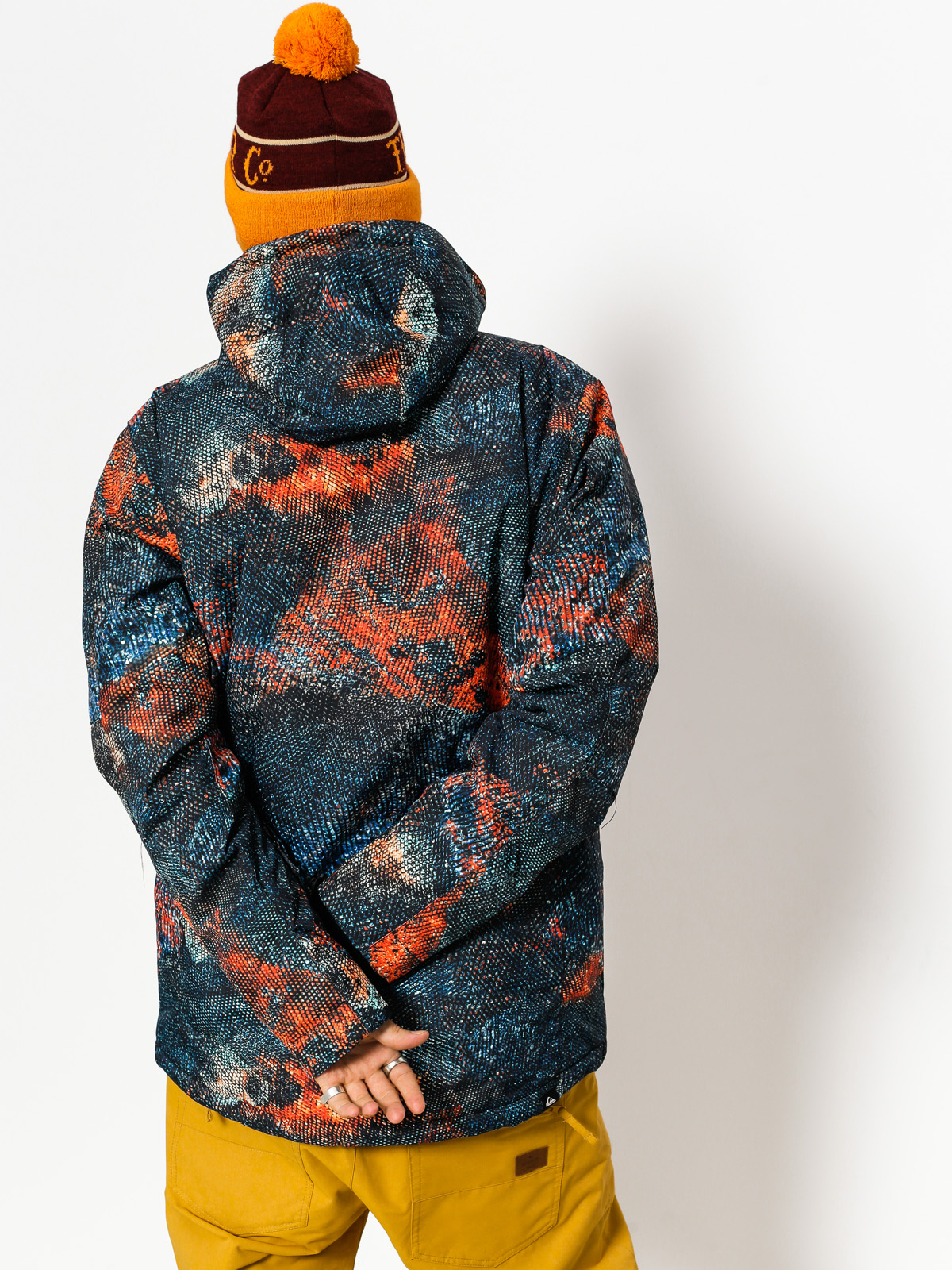 Pánská Snowboardová bunda Quiksilver Travis Rice Mission Pr (marine iguana real)