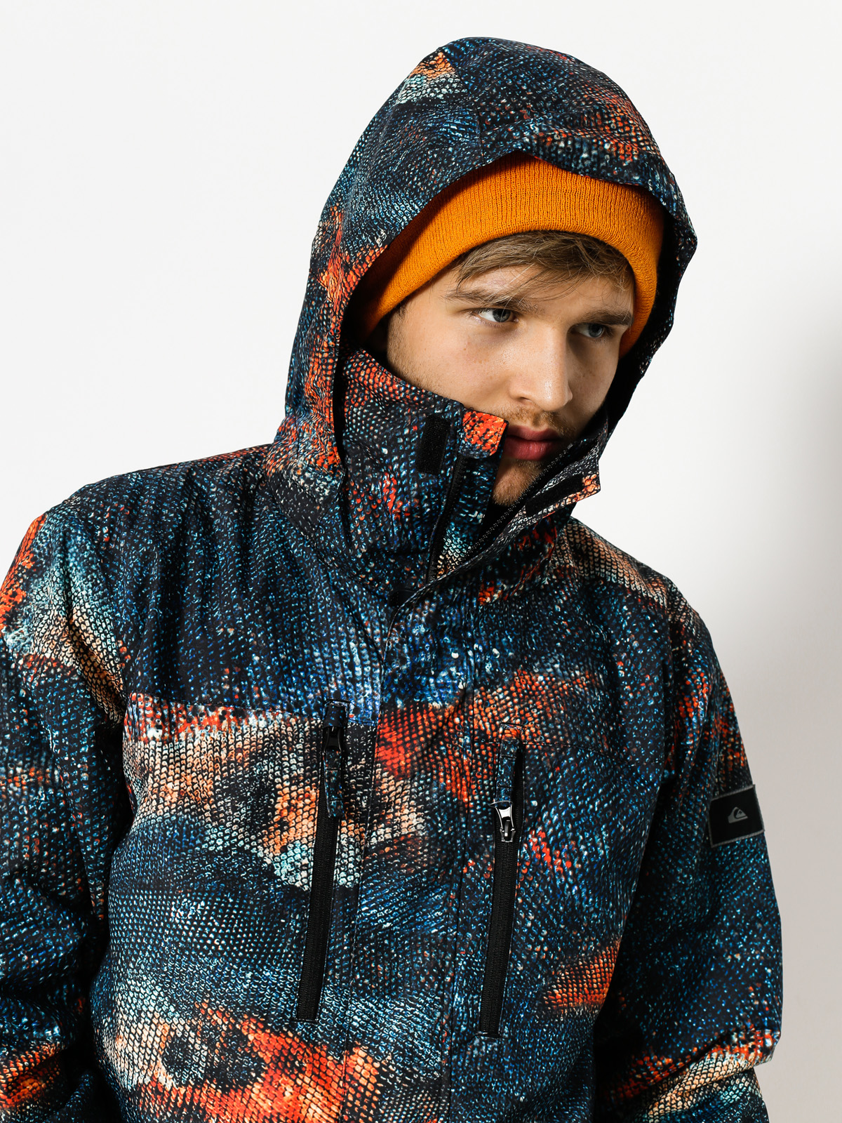 Pánská Snowboardová bunda Quiksilver Travis Rice Mission Pr (marine iguana real)