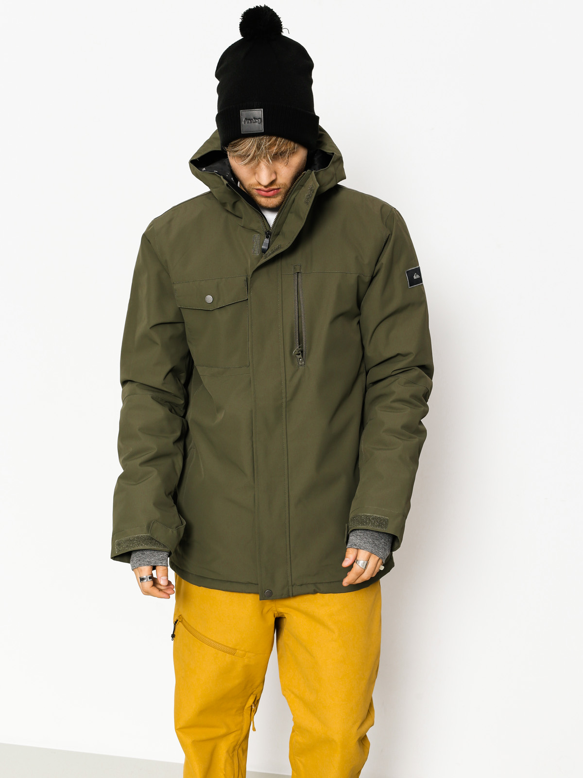 Pánská Snowboardová bunda Quiksilver Mission Sol (grape leaf)