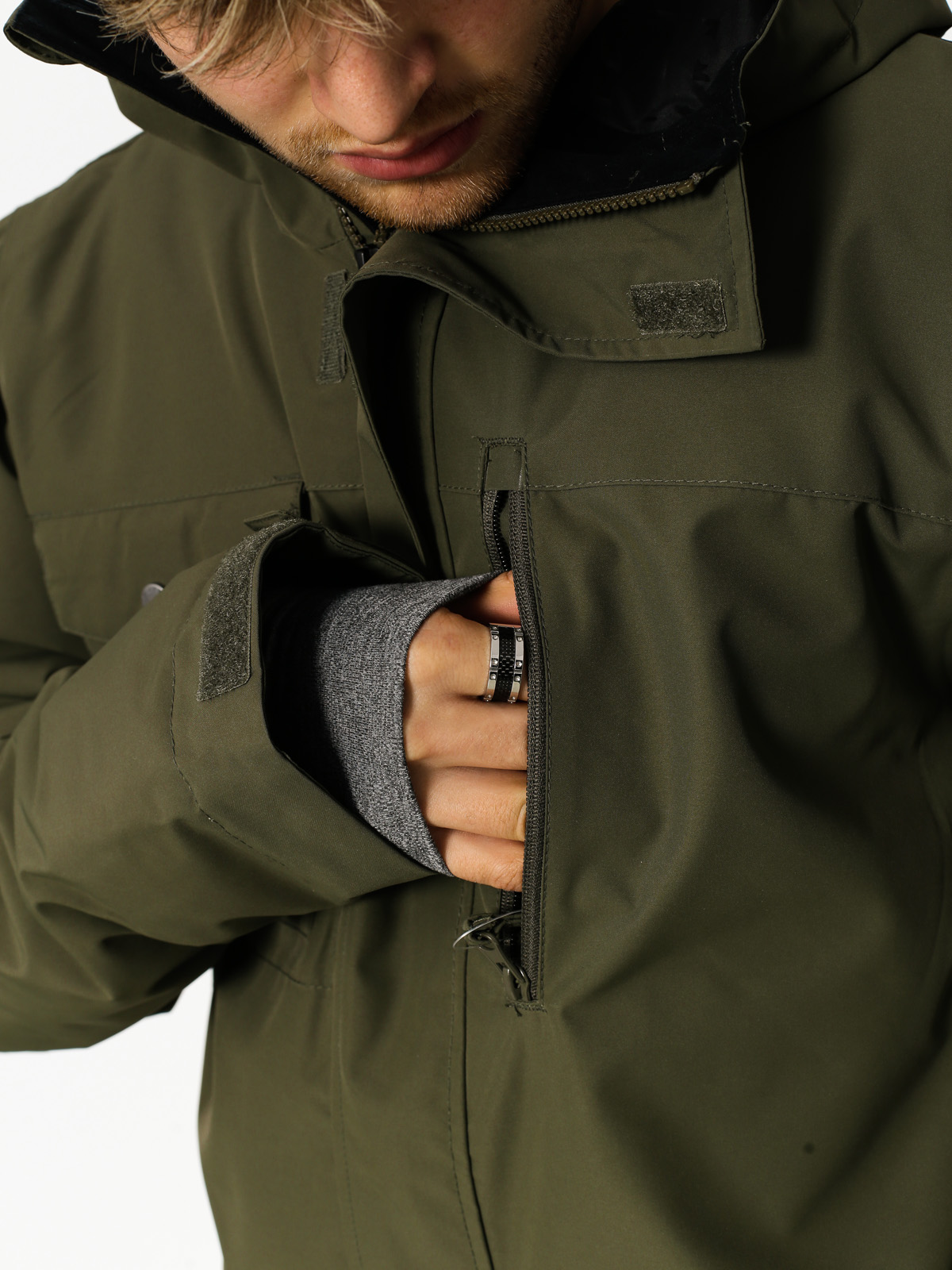 Pánská Snowboardová bunda Quiksilver Mission Sol (grape leaf)