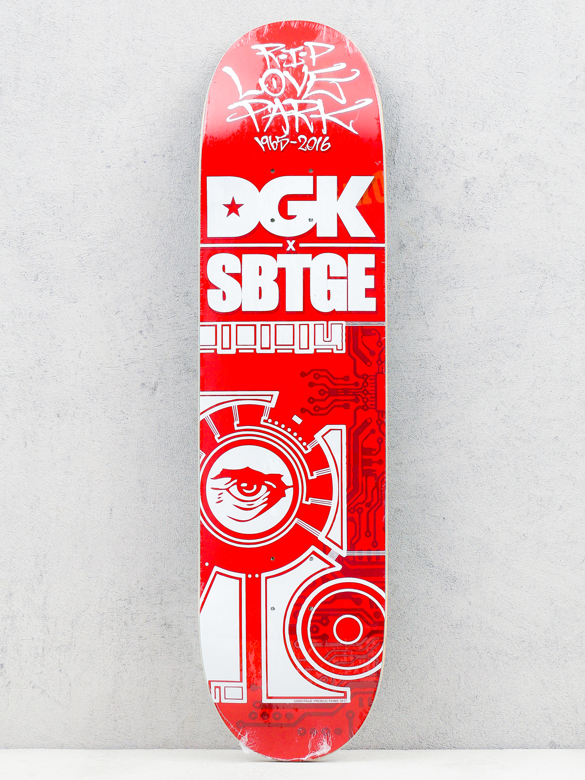 Deska DGK Sabotage (red/white)