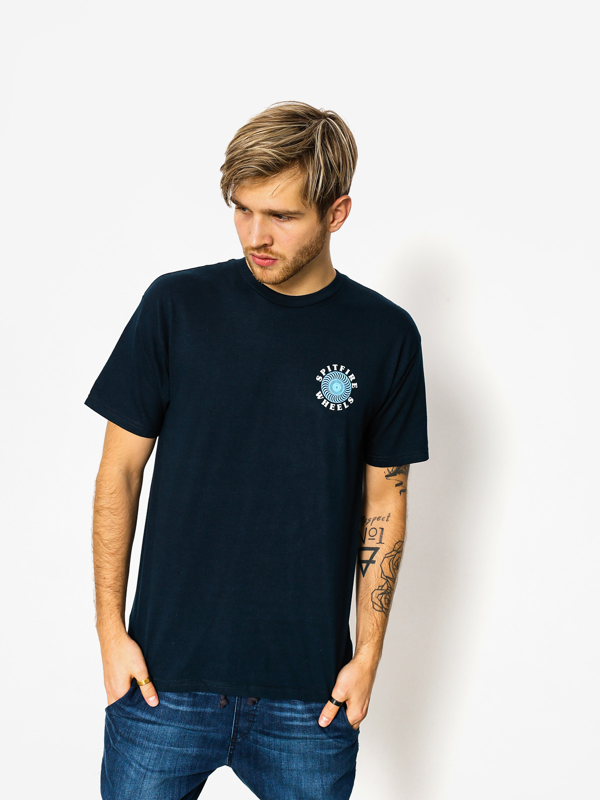 Tričko Spitfire Og Classic (navy/blue)