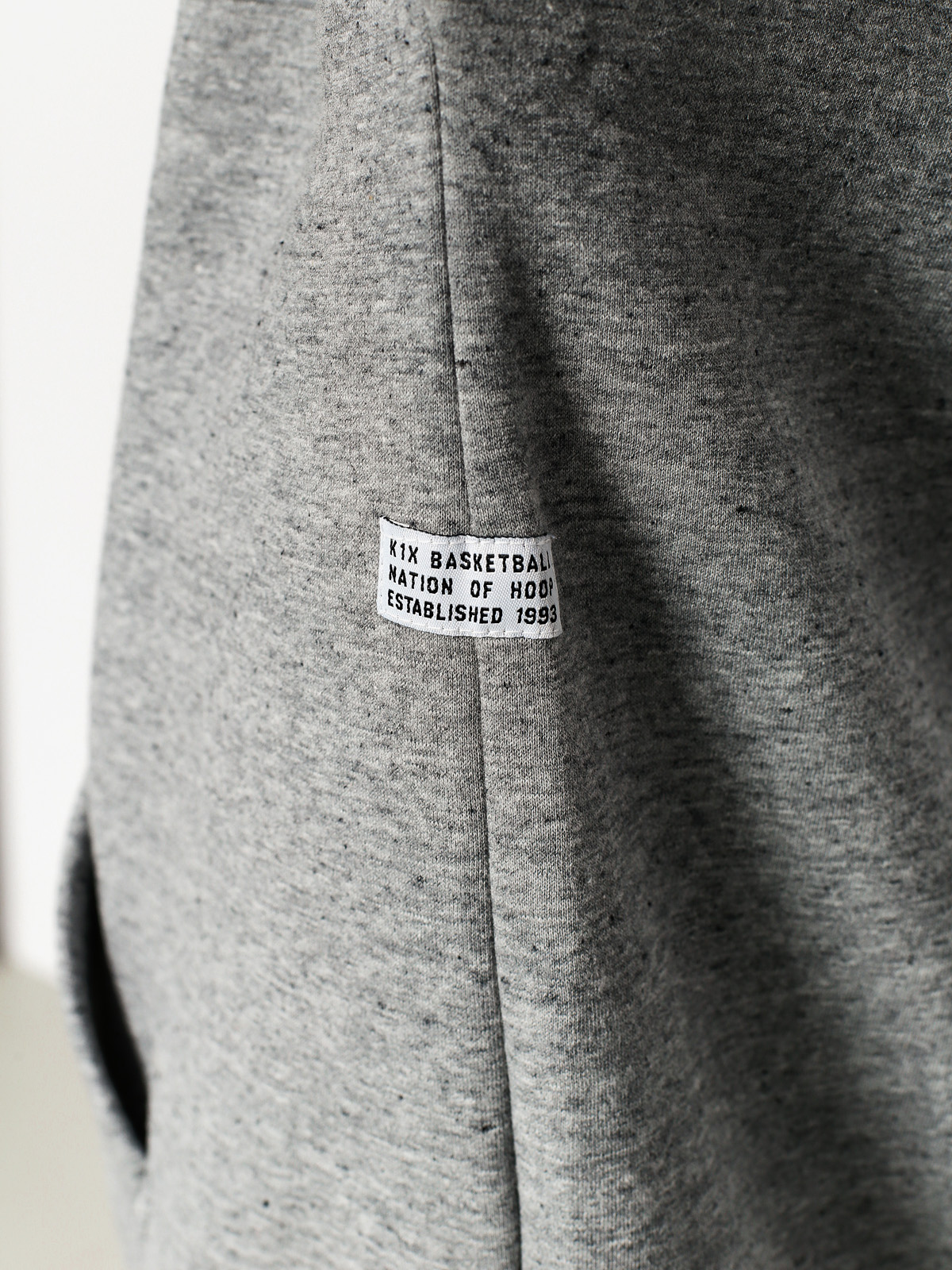 K1x Mikina s kapucí Love Is For After HD (grey heather)
