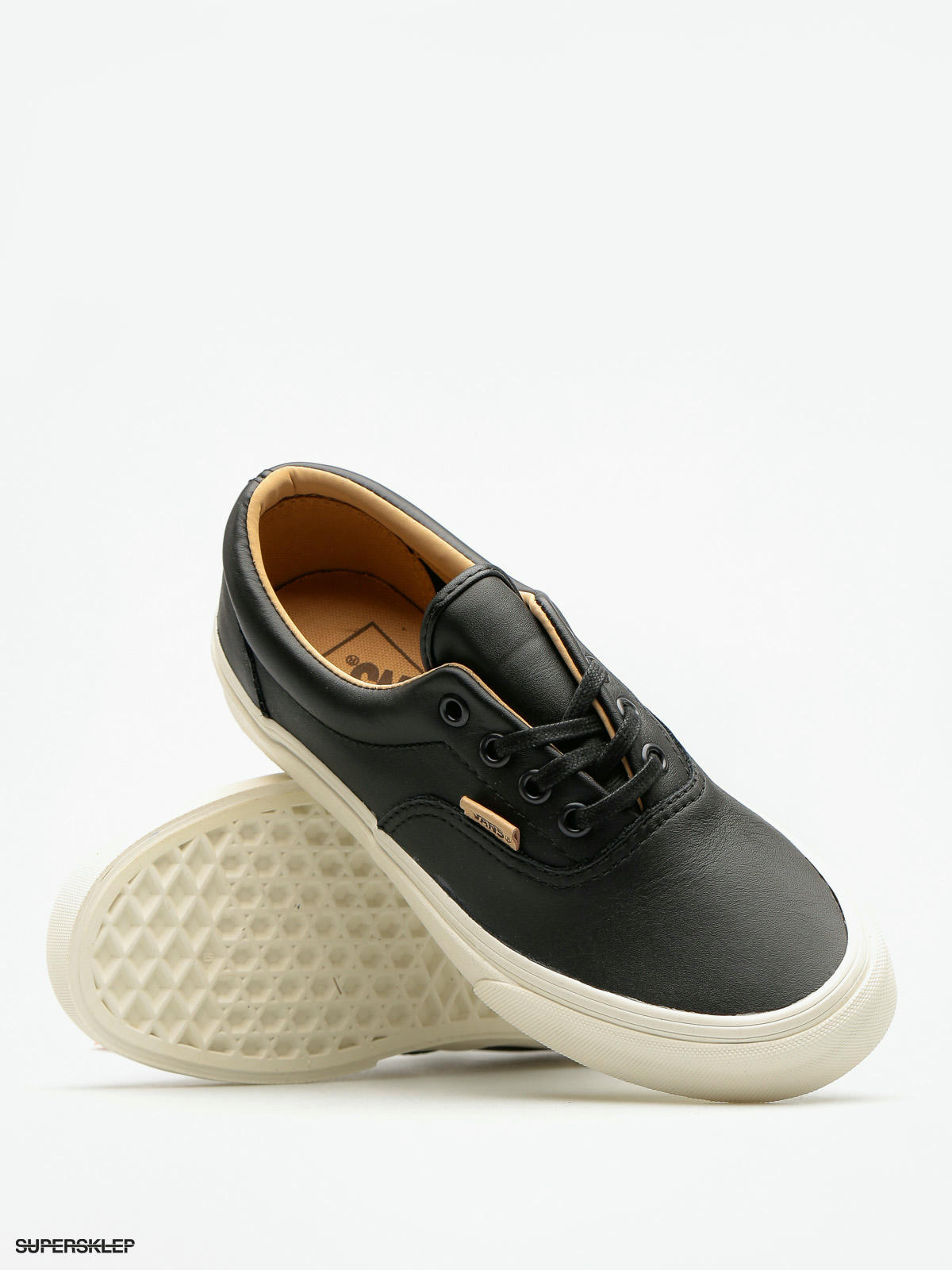 Vans lux clearance leather black porcini