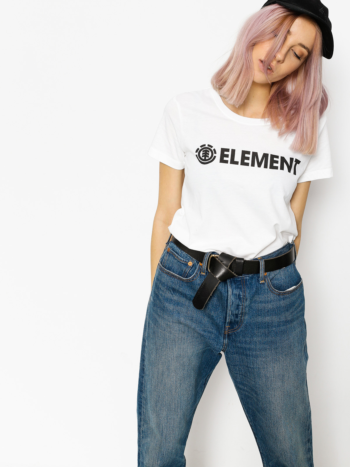Tričko Element Logo Wmn (white)