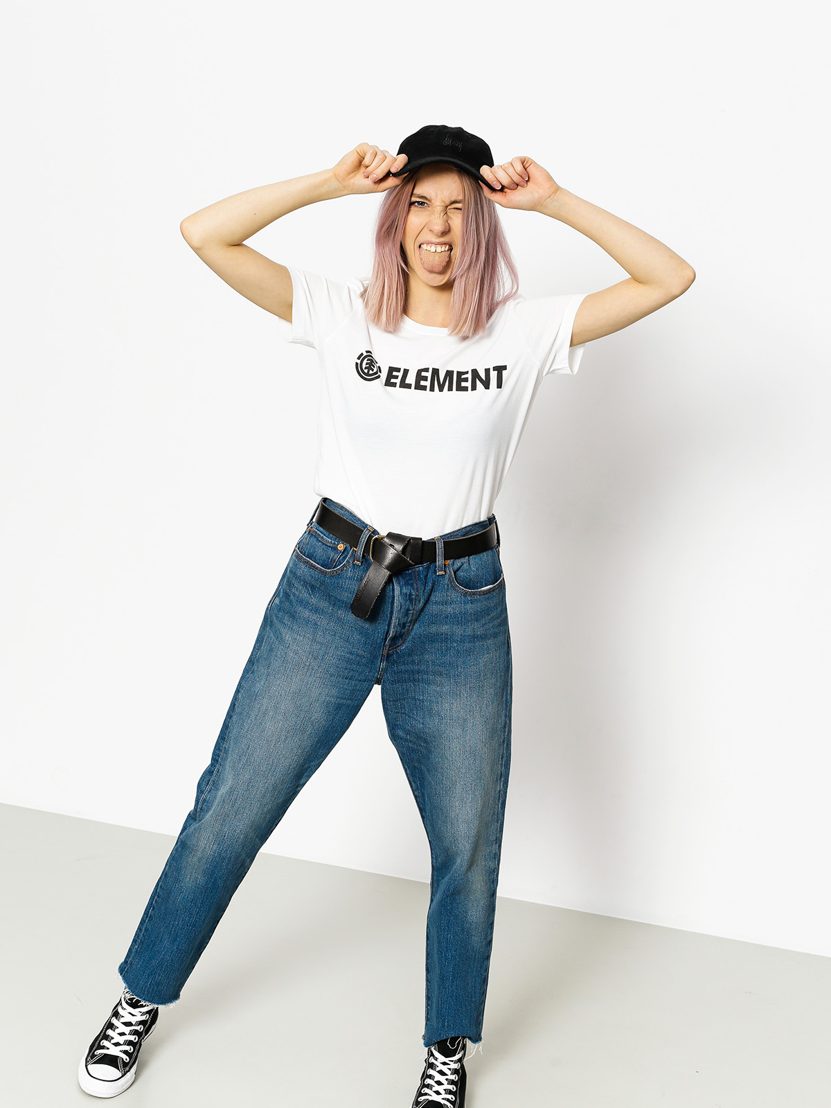 Tričko Element Logo Wmn (white)