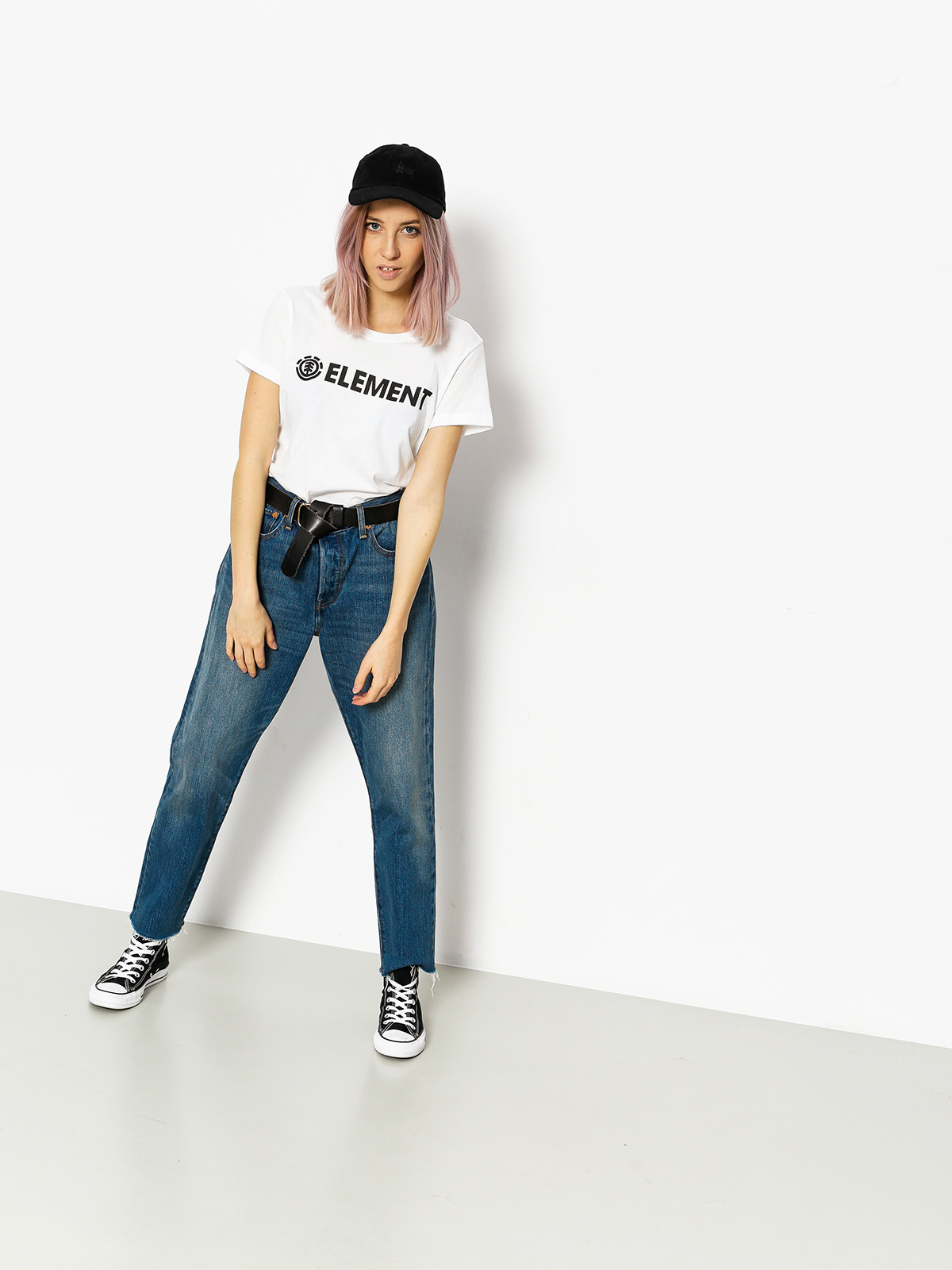 Tričko Element Logo Wmn (white)