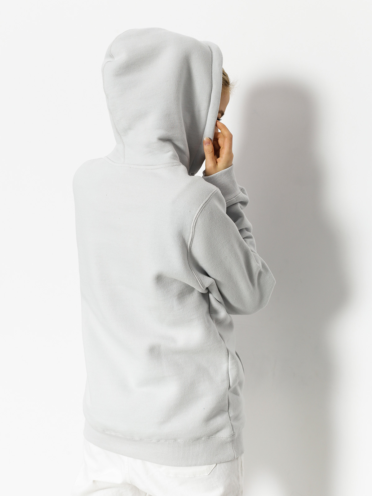 Mikina s kapucí Stussy Prism Logo HD Wmn (fog)