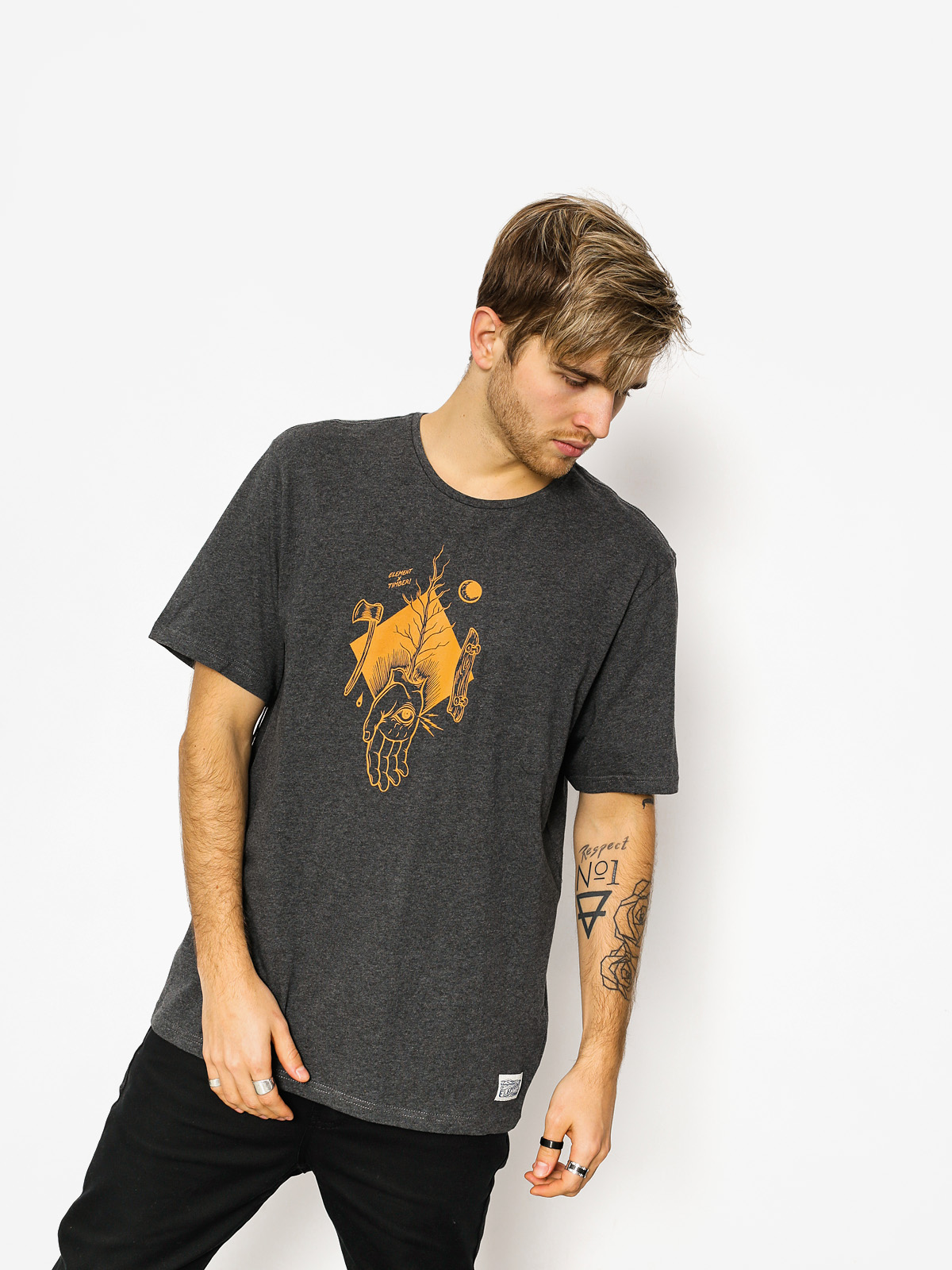 Tričko Element Manual (charcoal heatherr)