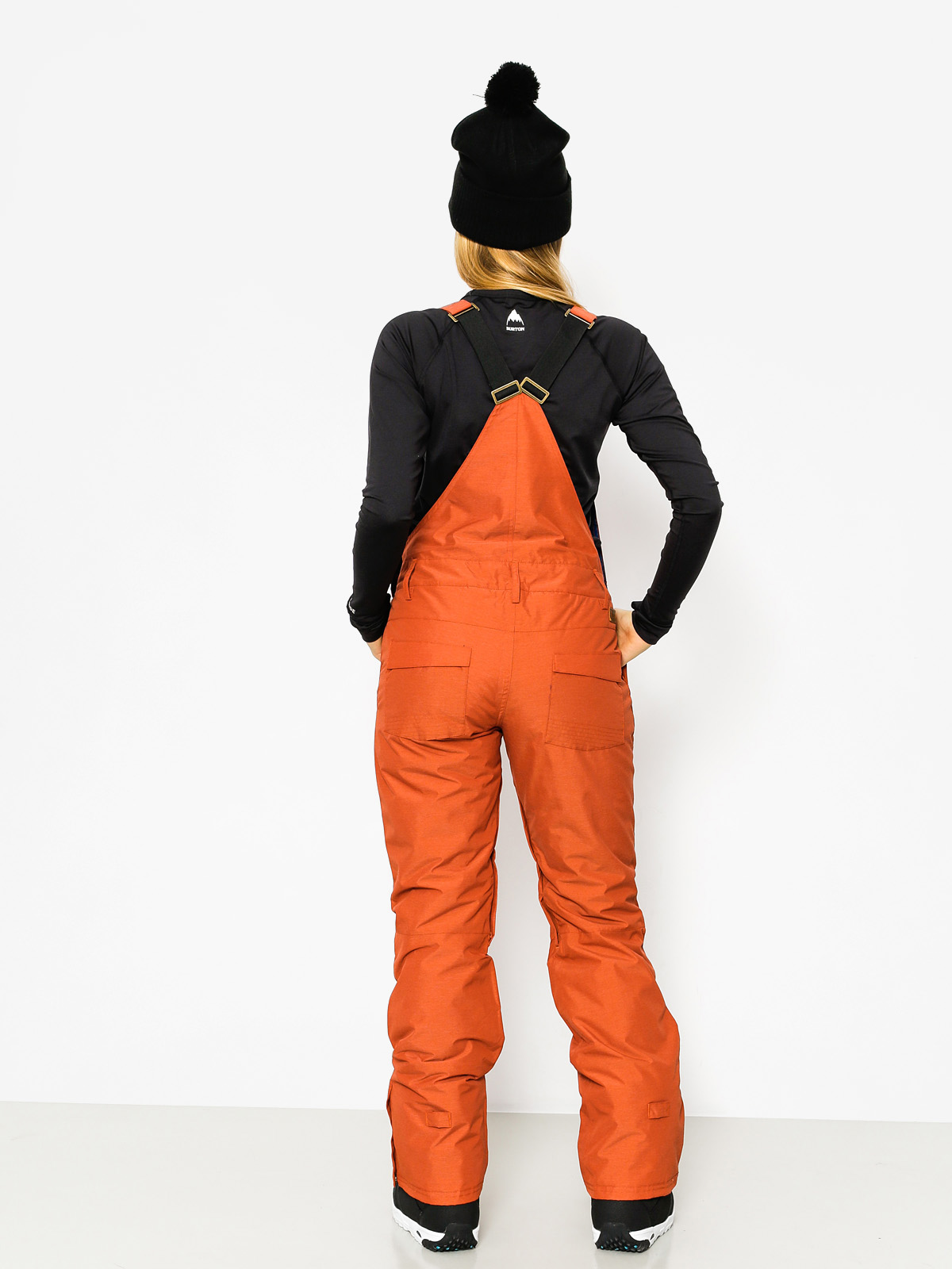 Dámské Snowboardové kalhoty  Roxy Non Stop Bib (rooibos tea)