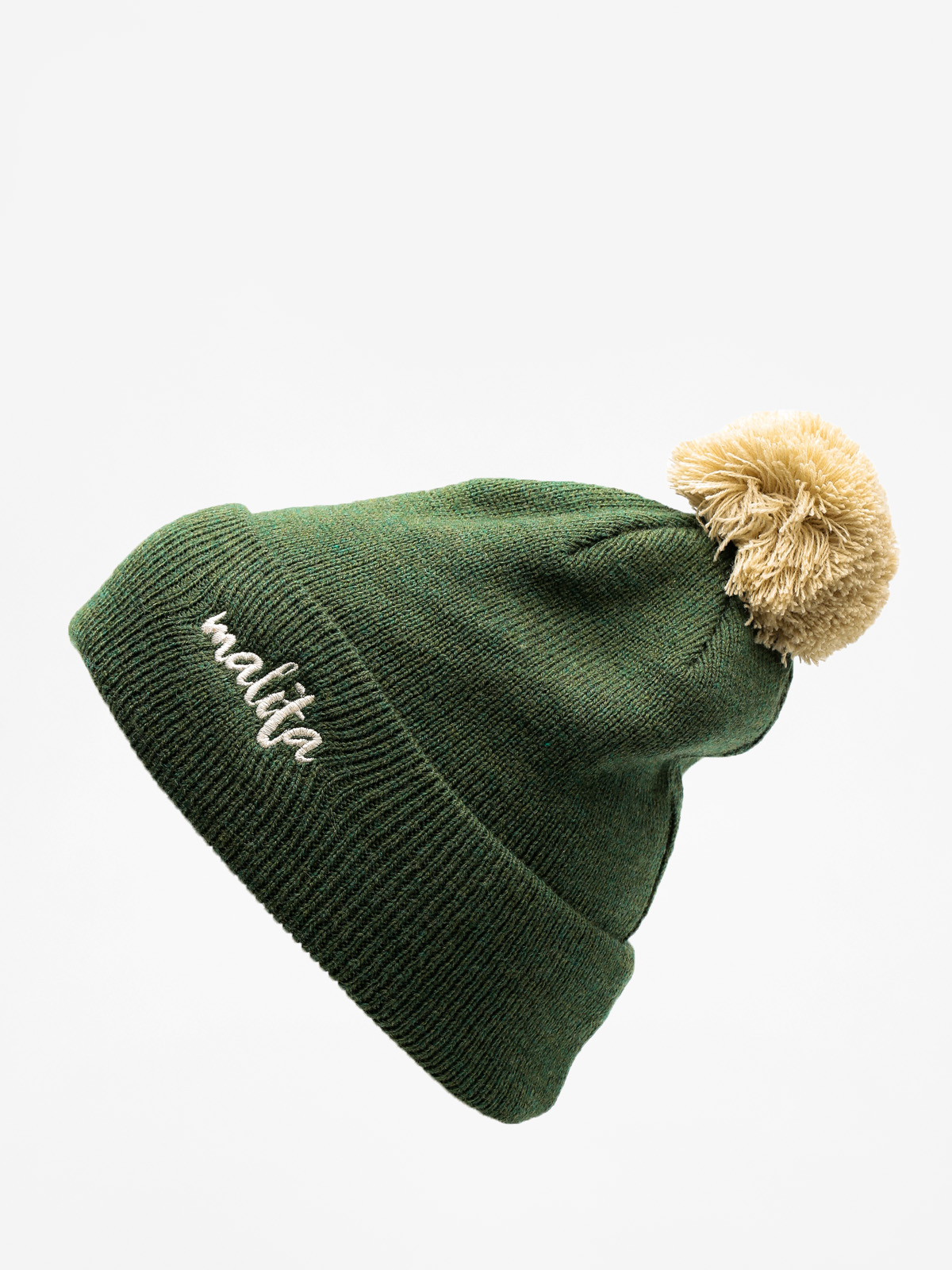Čepice Malita Icon Pompon (green)