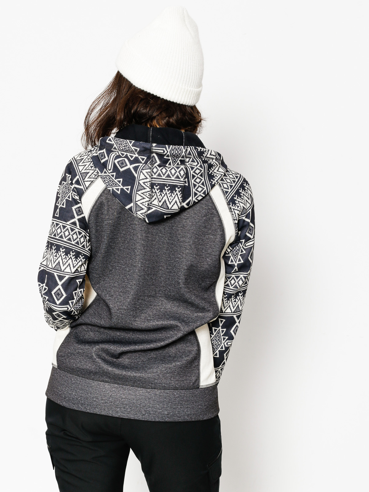 Mikina s kapucí Burton Scoop ZHD Wmn (htrtbl/blkmoj)