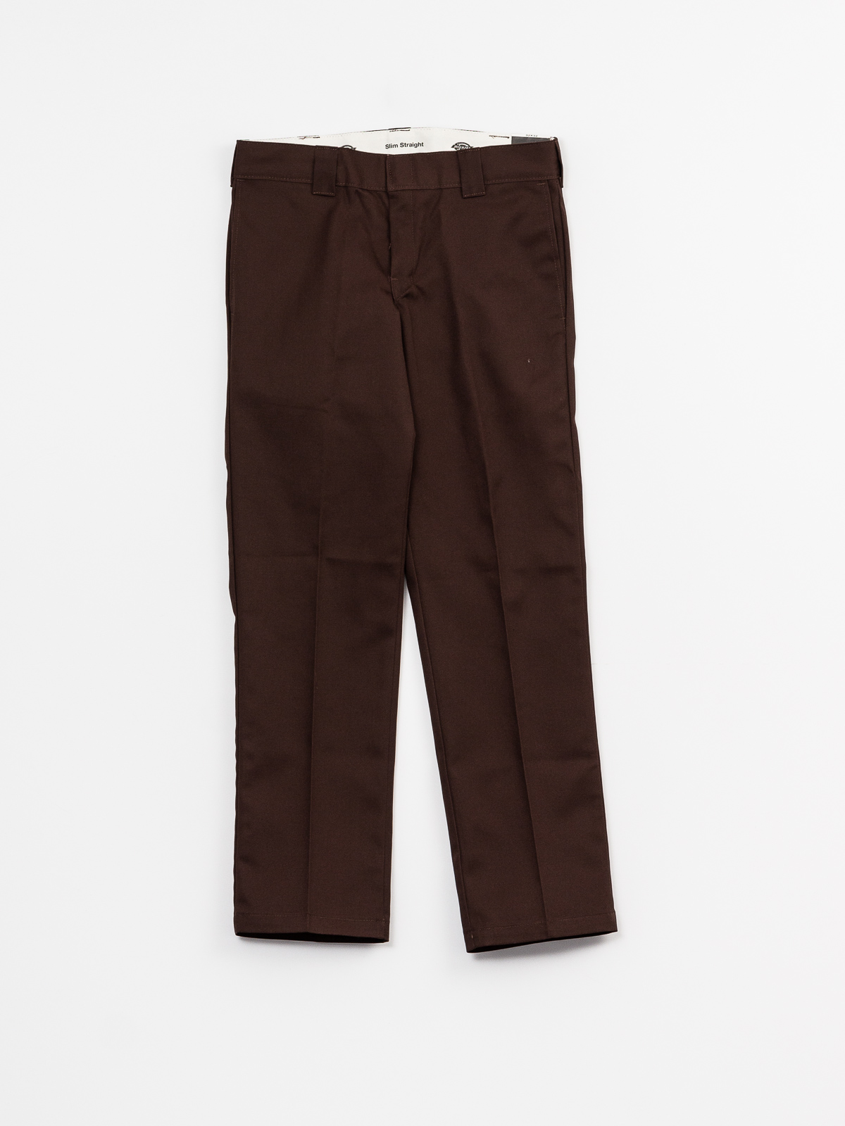 Kalhoty Dickies WP873 Slim Straight Work Pant (chocolate brown)