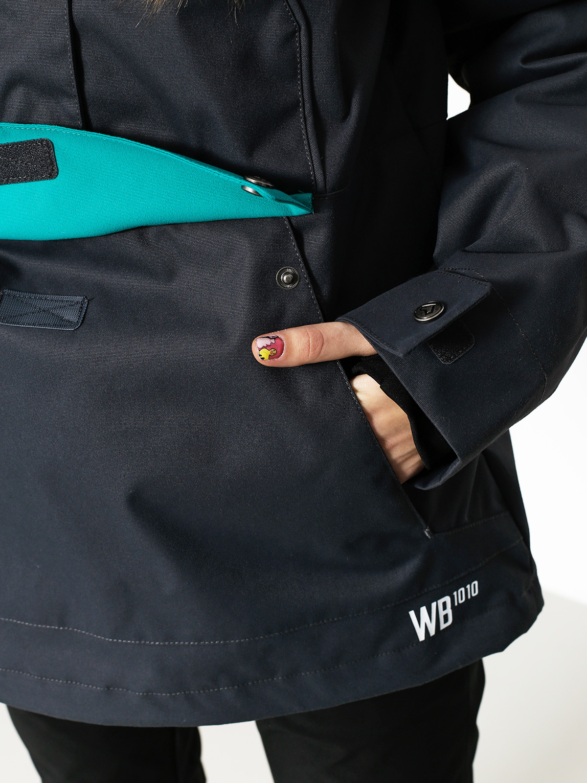 Dámská Snowboardová bunda Westbeach Melody Overhead Jacket (steel/dark teal)